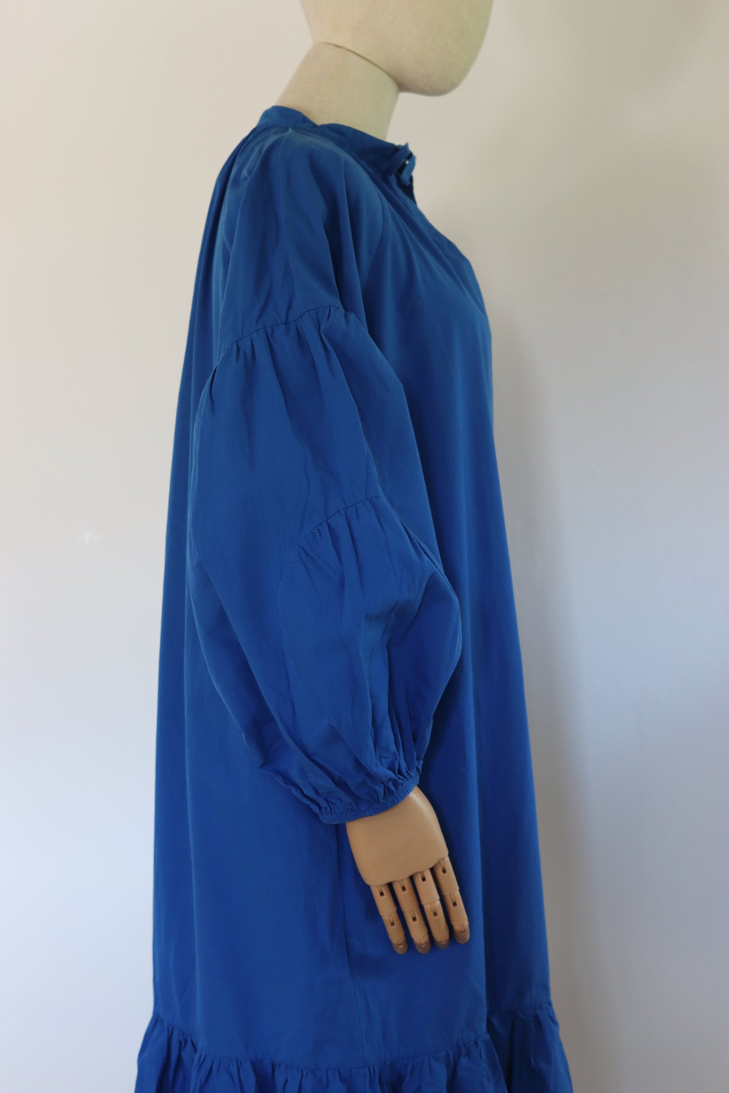 ODESSA Organic Cotton Dress in Cobalt Blue