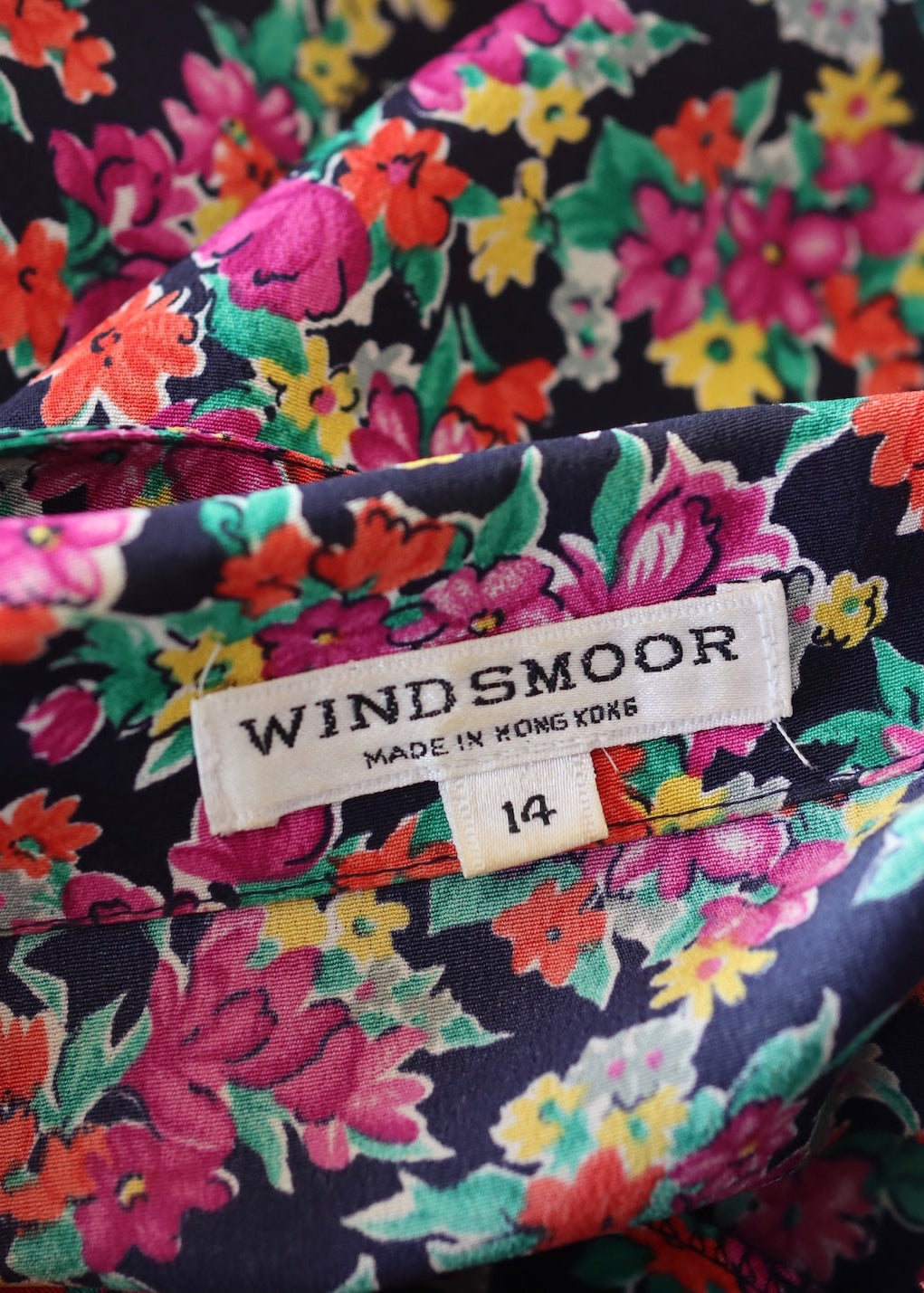 WINDSMOOR | 1940's Style Floral Shirt Dress