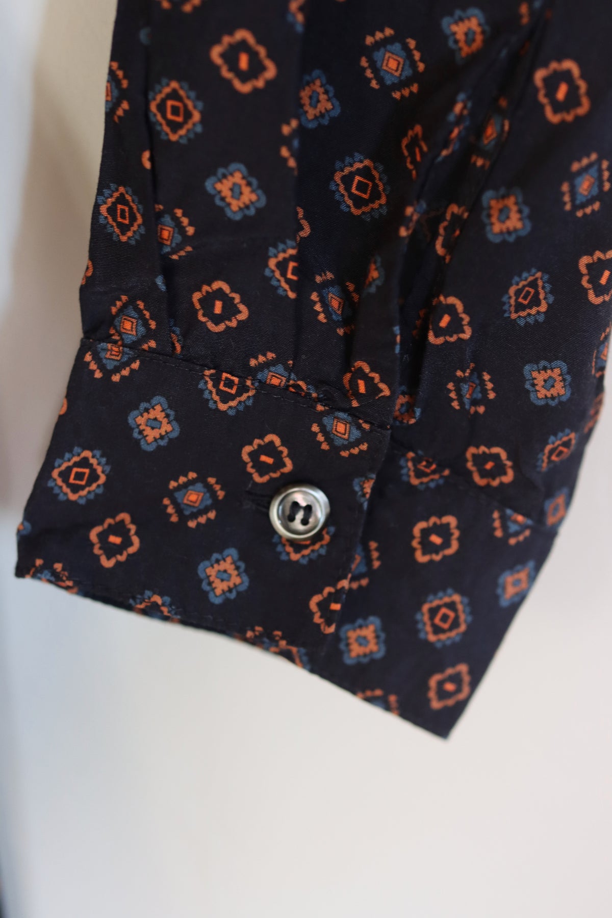 TOAST | Navy Diamond Foulard Jumpsuit