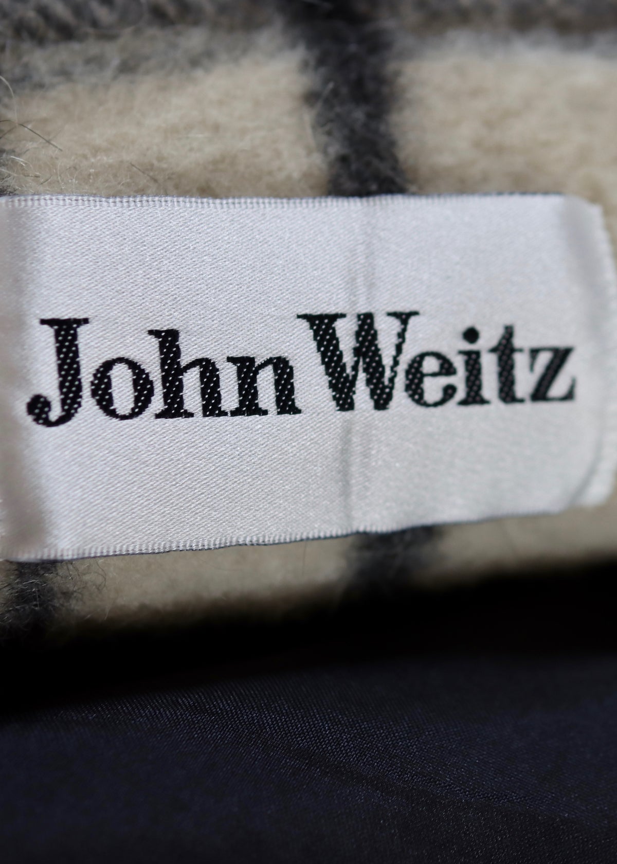 JOHN WEITZ | Oversized Plaid Coat