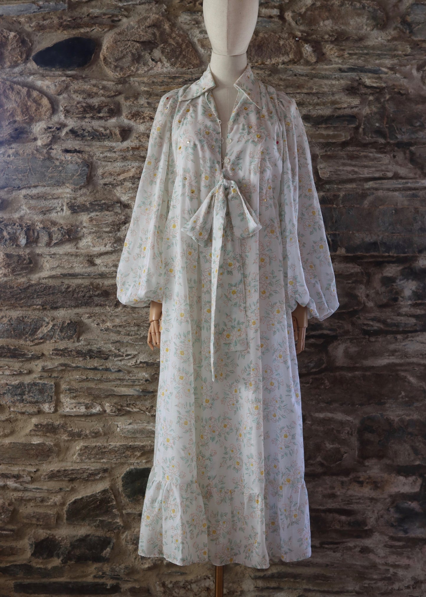 David Silverman Boho Dress | 1970s