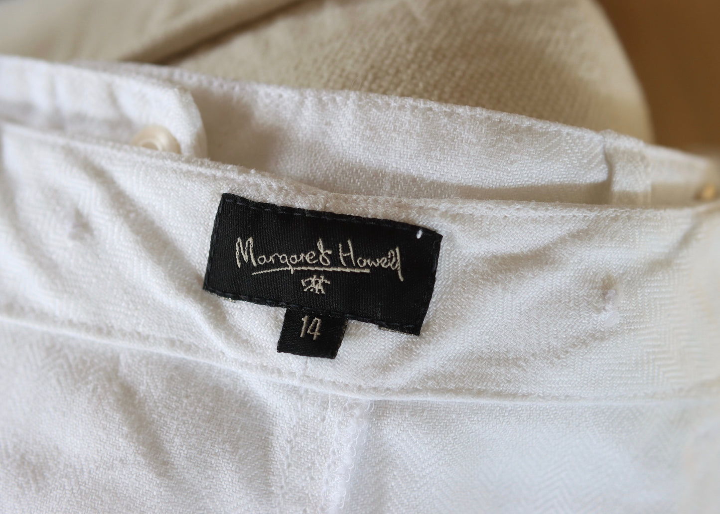 Margaret Howell | White Linen Skirt
