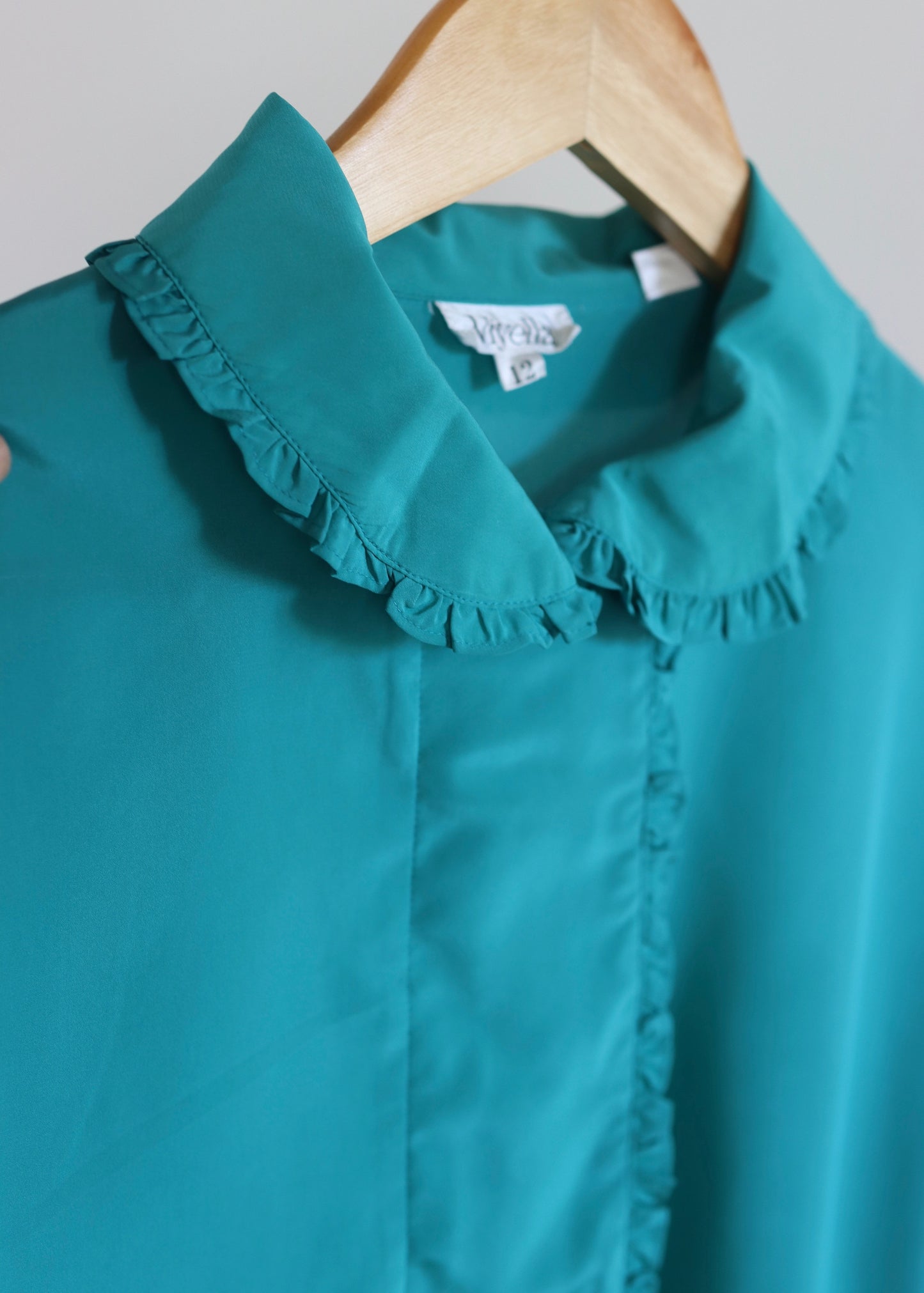 Viyella Frill Trim Blouse