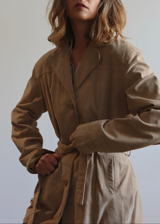 Vera Pelle Suede Wrap Jacket