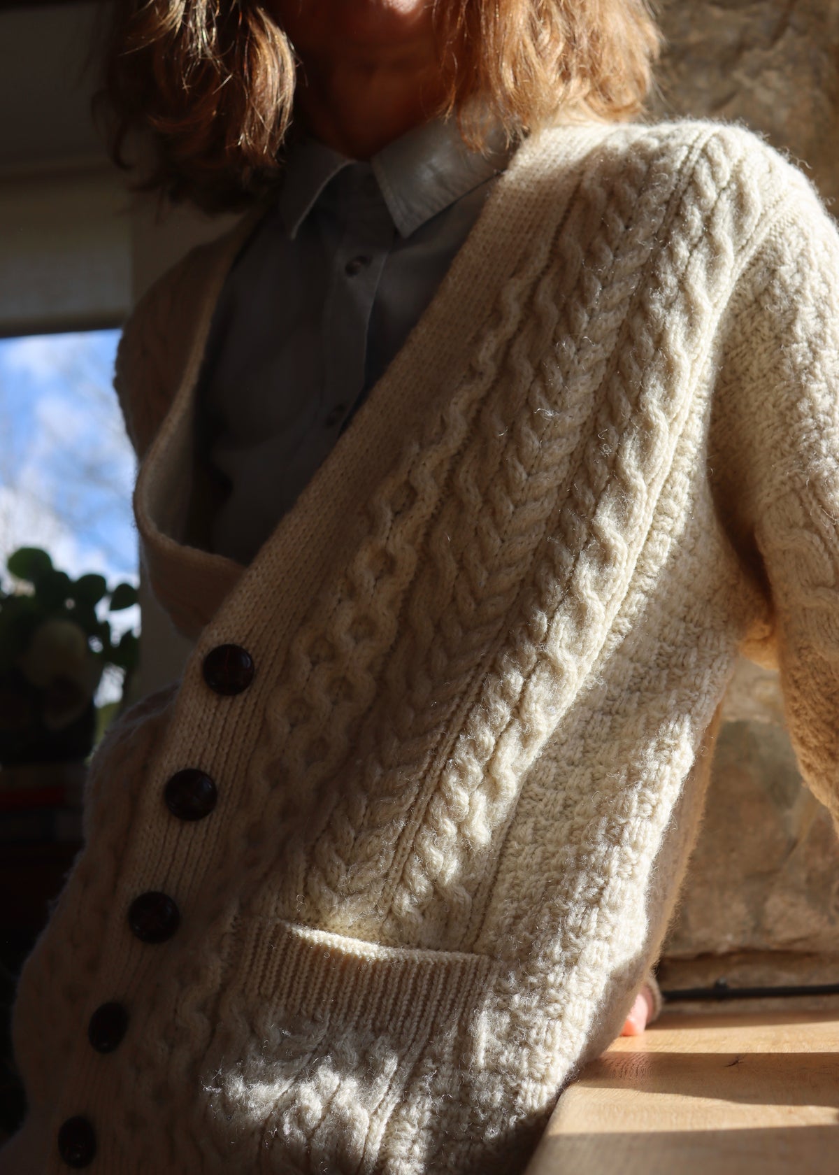 Carraigdonn Irish Cable Knit Cardigan
