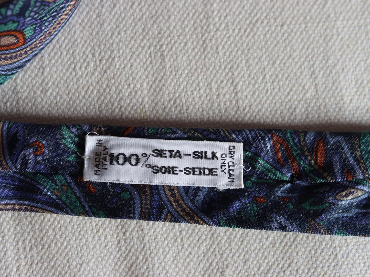 Liberty Blue Paisley Silk Tie