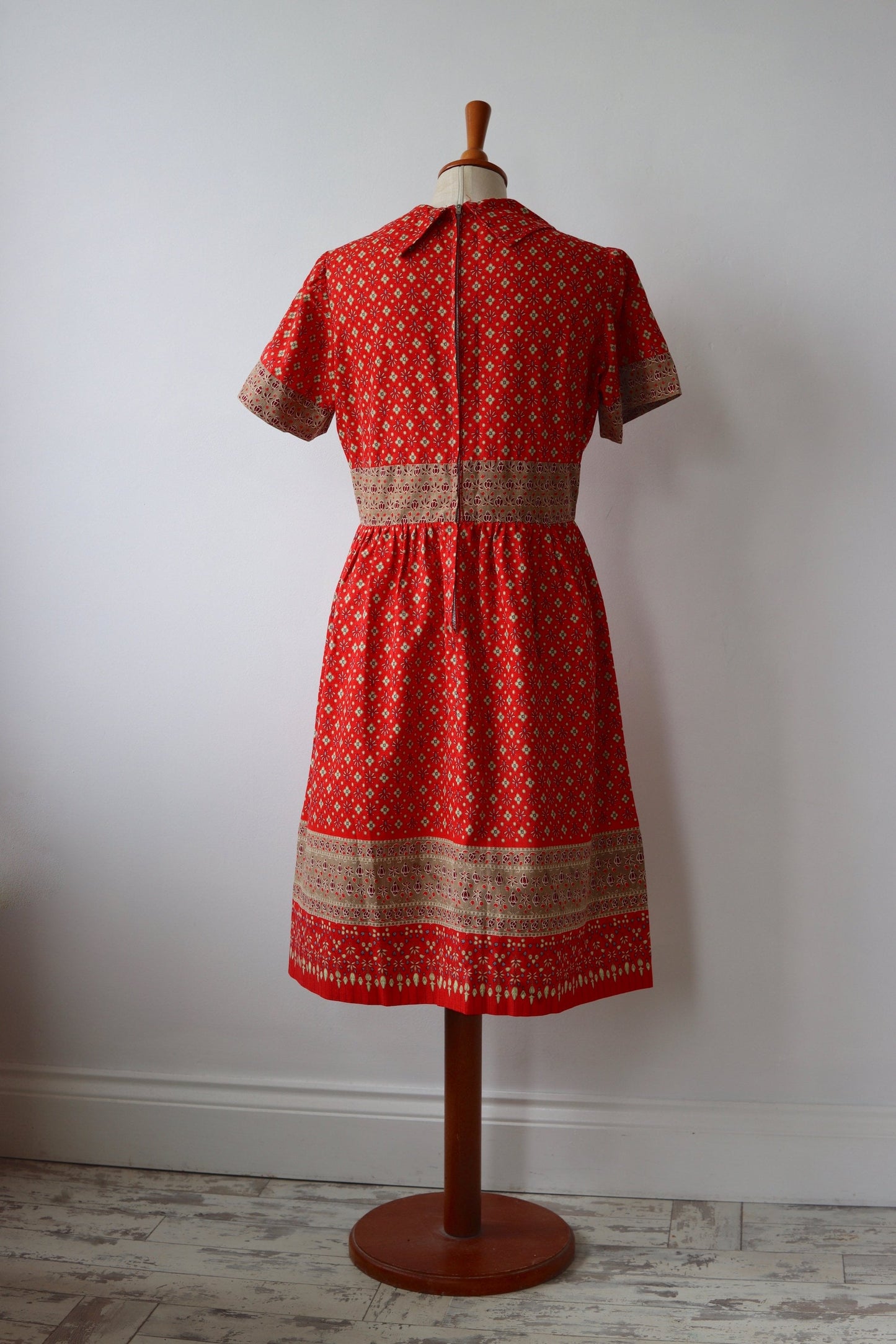 Vintage Handmade Folk Dress