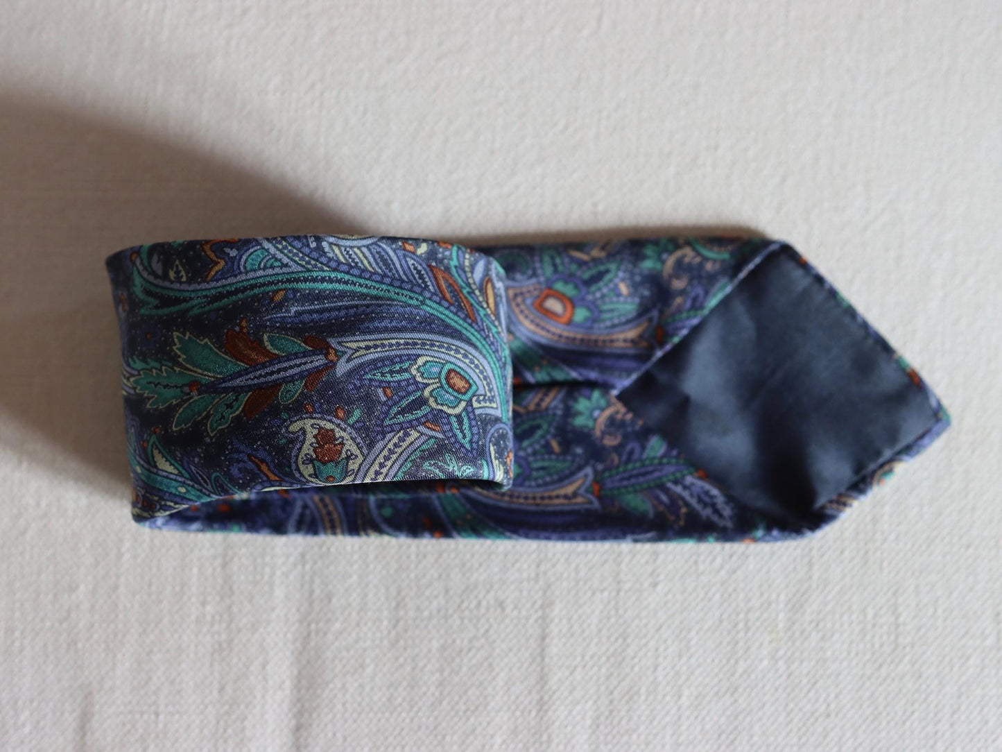 Liberty Blue Paisley Silk Tie