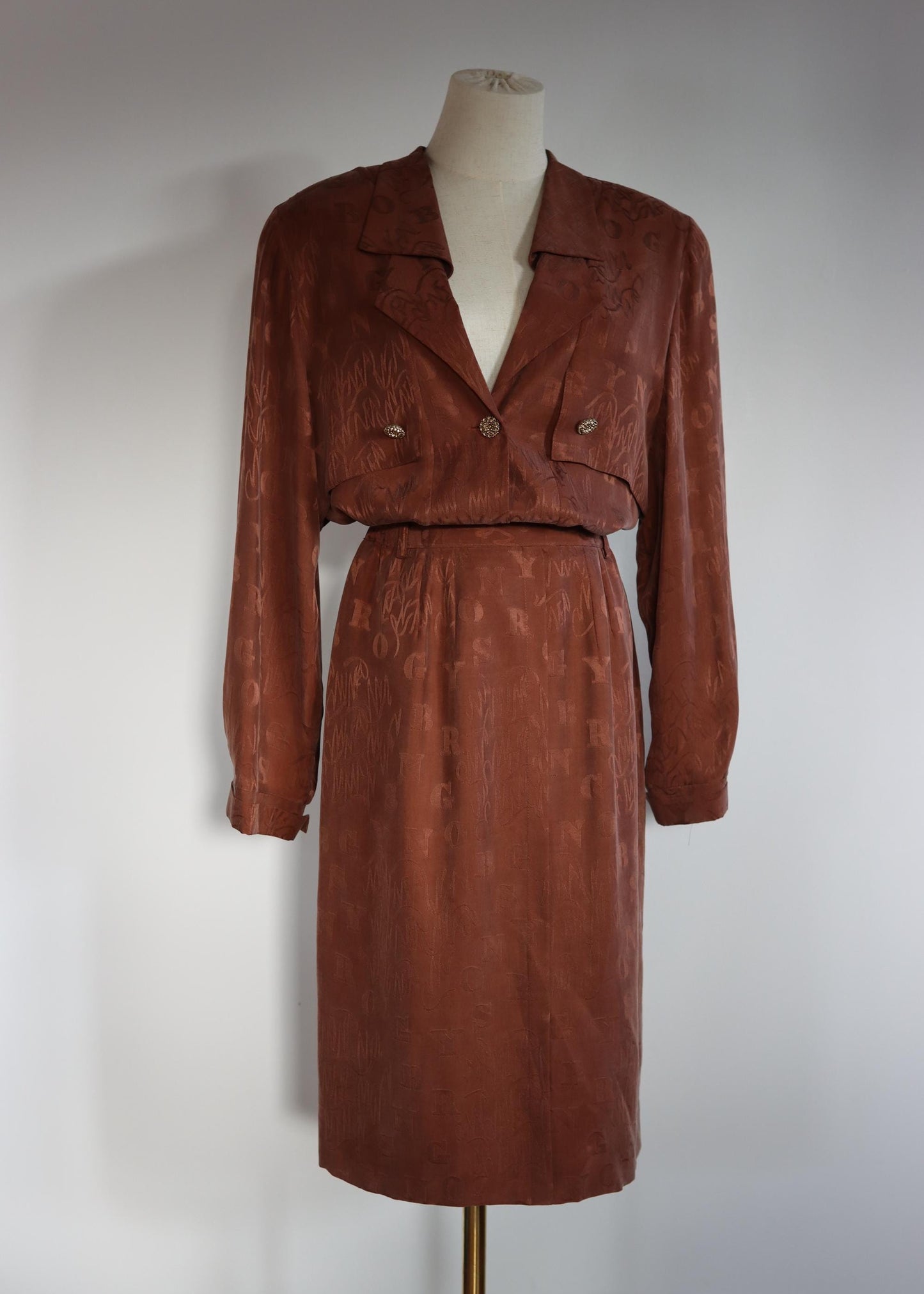 COUTURE BERND LINEK | 1980s Skirt Suit