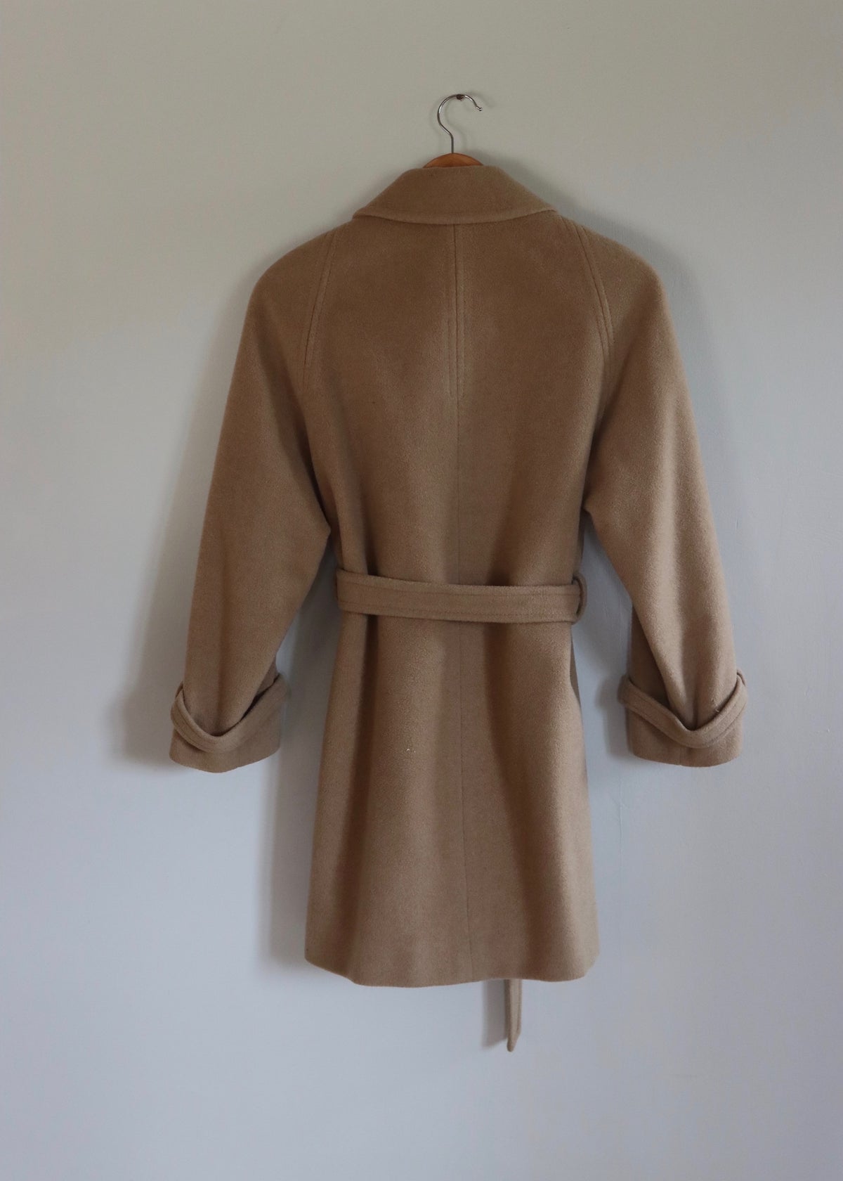 English Lady Cashmere Belted Midi Coat