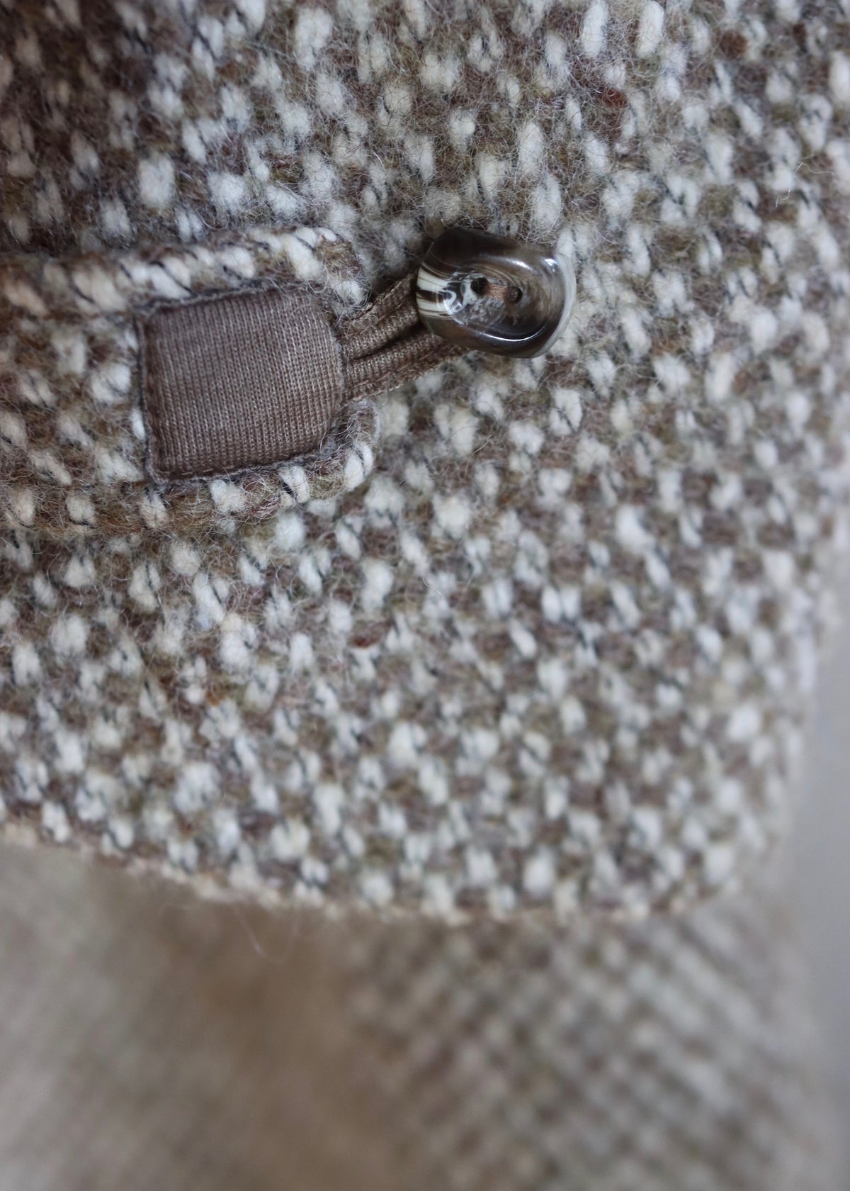Sager Tweed 1970s Belted Coat