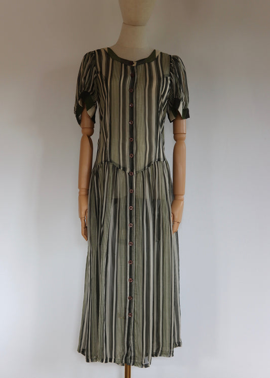 Wallis Exclusive Stripe Dress | 1980s