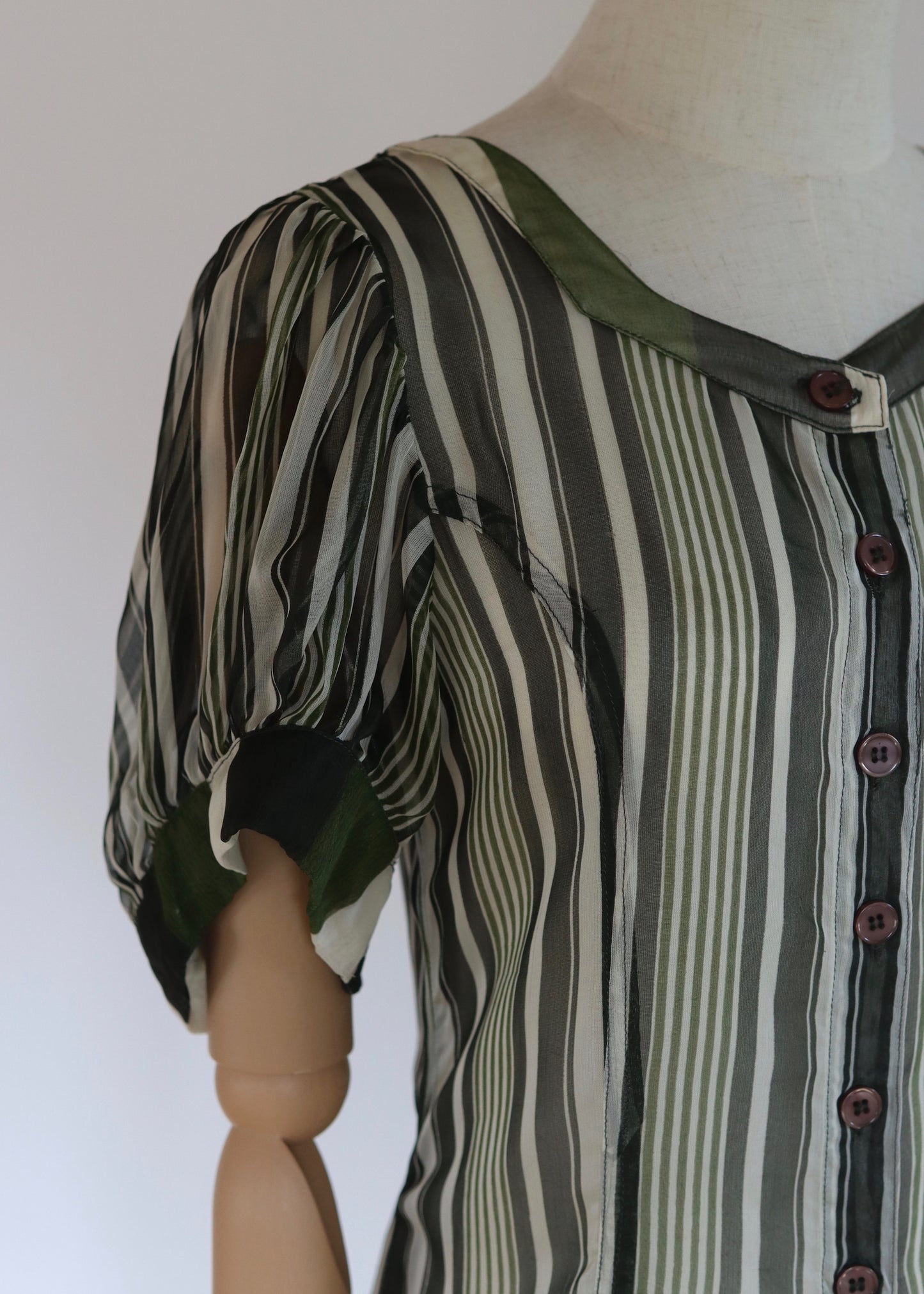 Wallis Exclusive Stripe Dress | 1980s