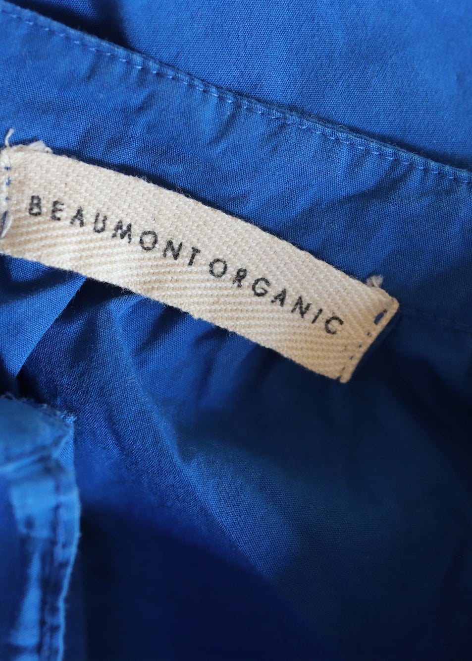 ODESSA Organic Cotton Dress in Cobalt Blue