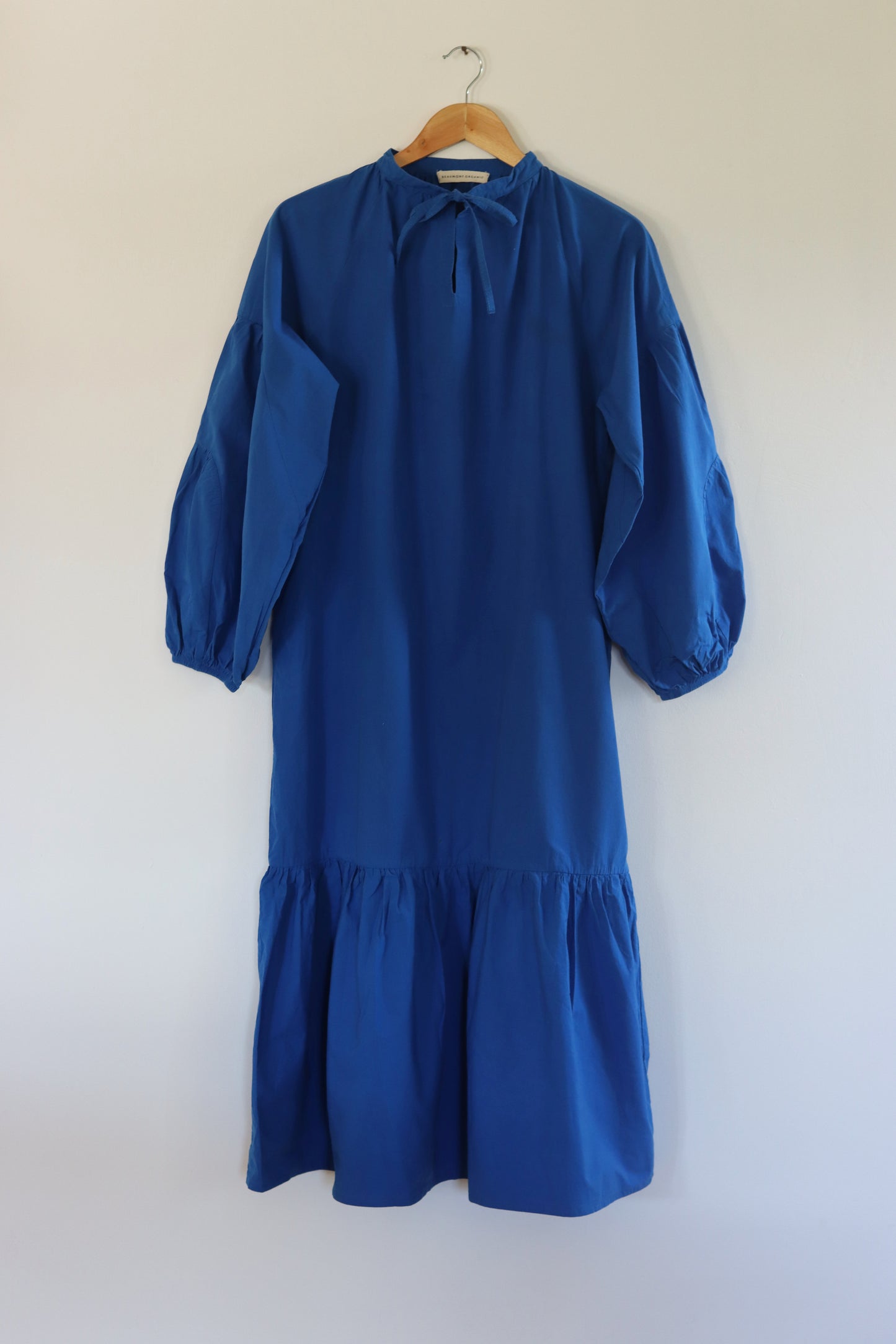 ODESSA Organic Cotton Dress in Cobalt Blue