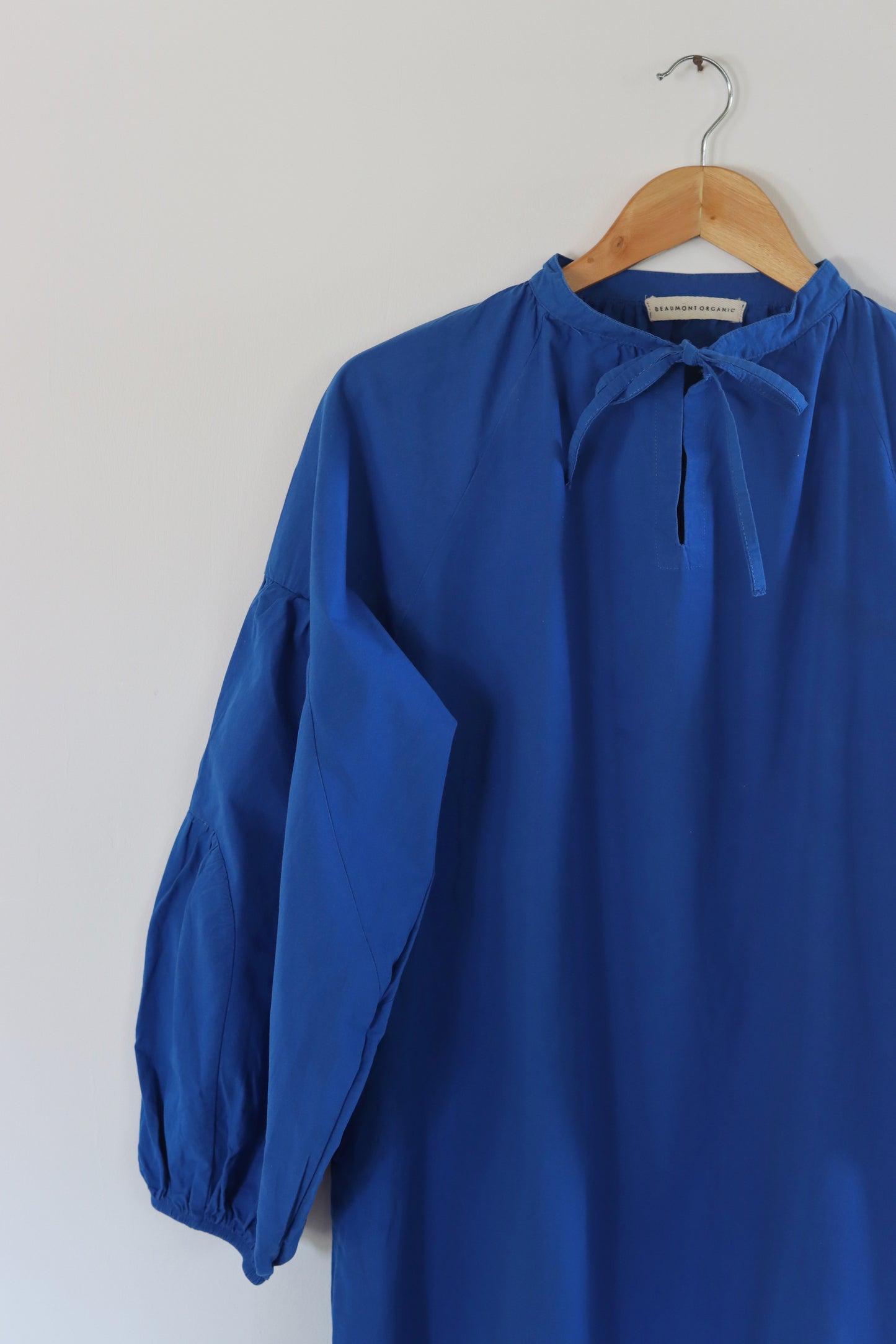 ODESSA Organic Cotton Dress in Cobalt Blue