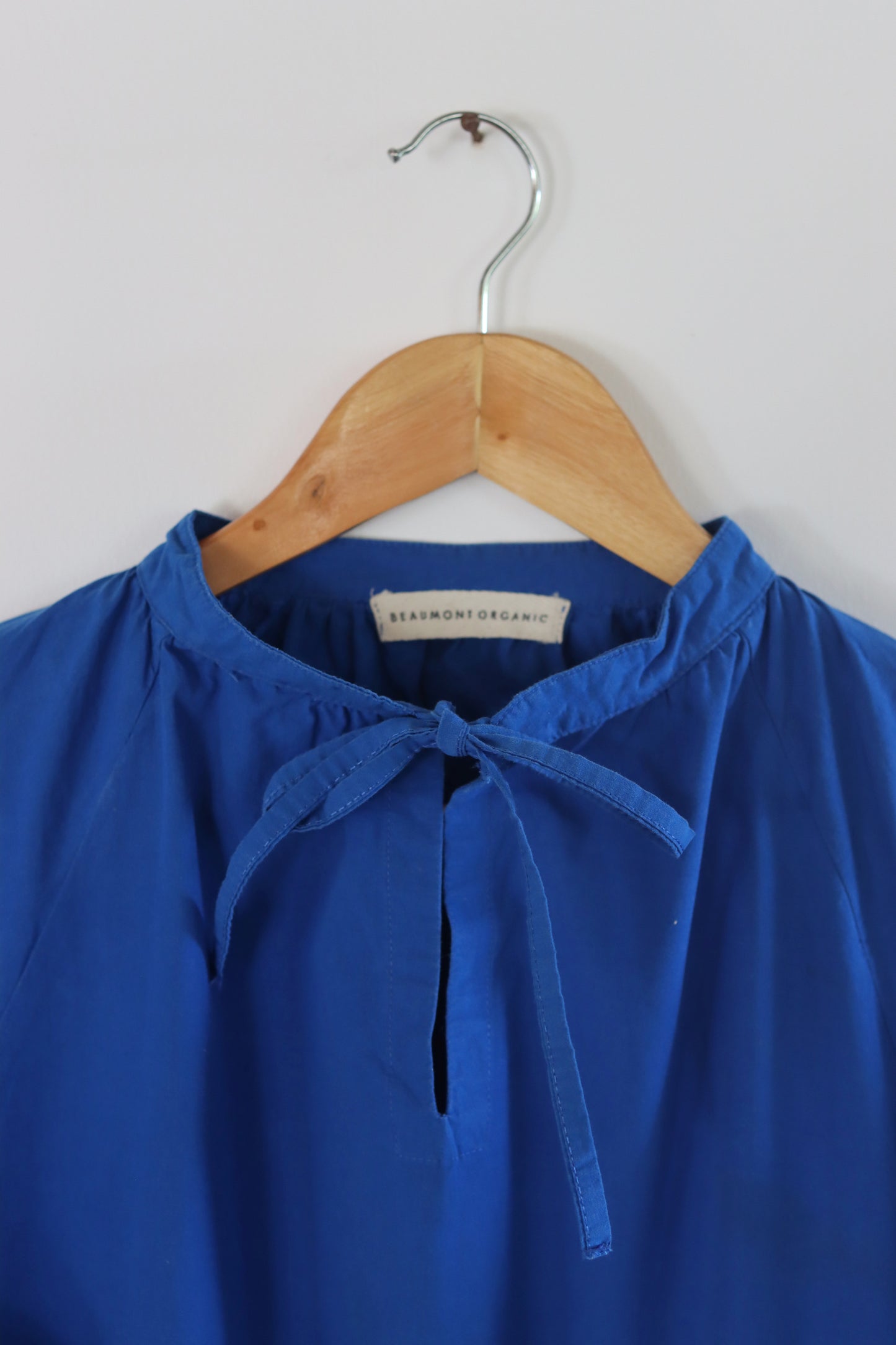 ODESSA Organic Cotton Dress in Cobalt Blue