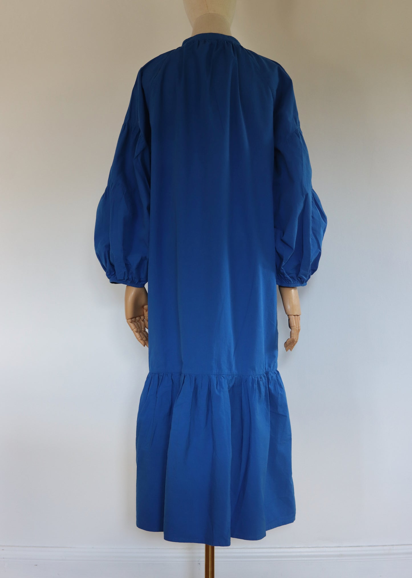 ODESSA Organic Cotton Dress in Cobalt Blue