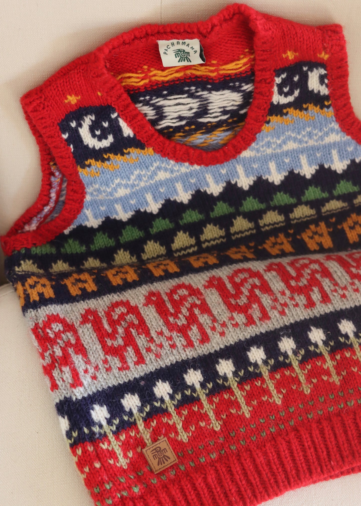 PACHAMAMA - Hand Knitted Wool Vest