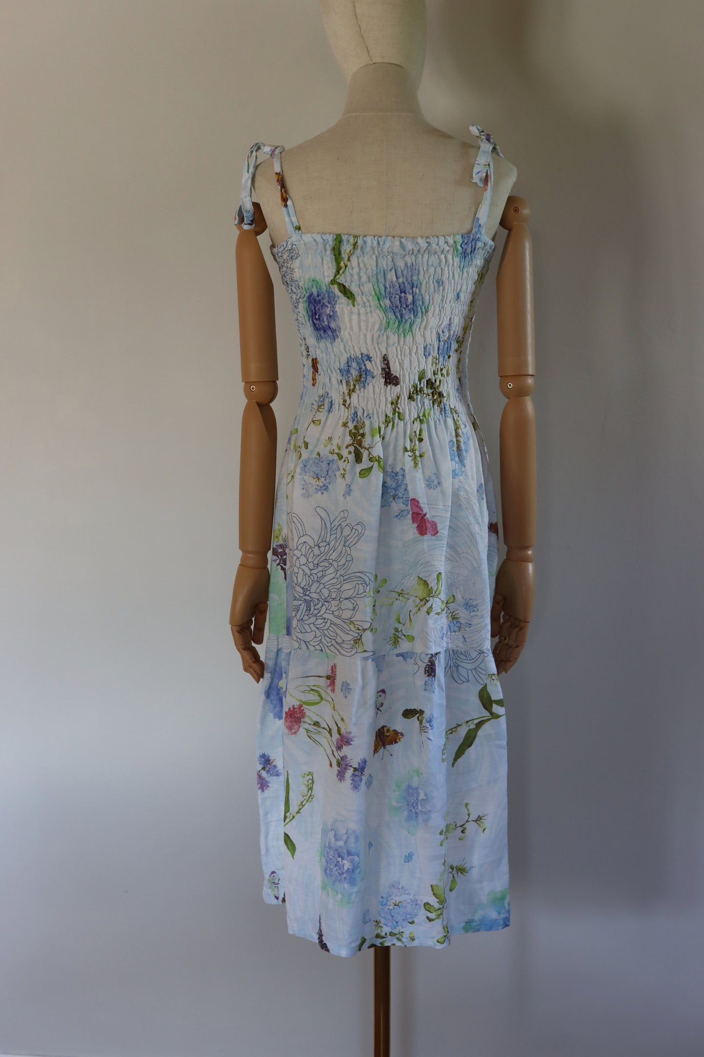 Mario Romano 70s Inspired Cotton Sun Dress
