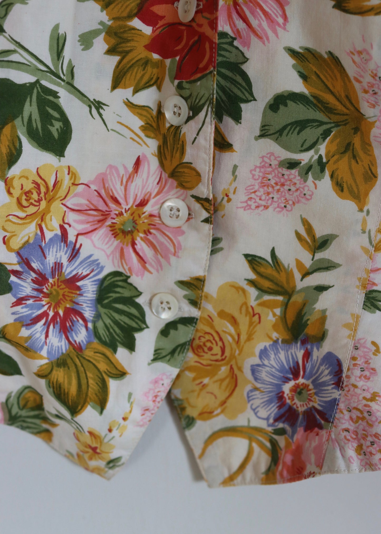 Vintage Monsoon Floral Indian Cotton Jacket