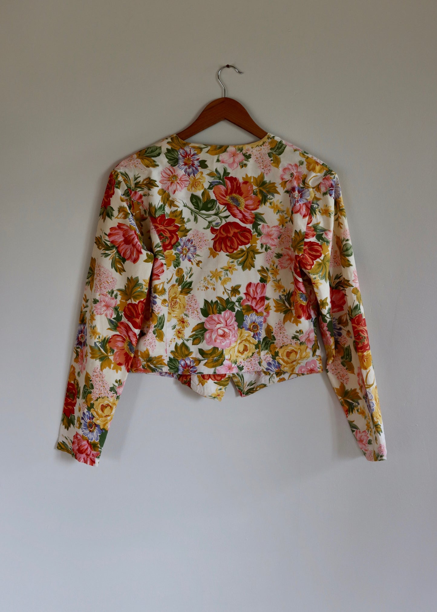 Vintage Monsoon Floral Indian Cotton Jacket