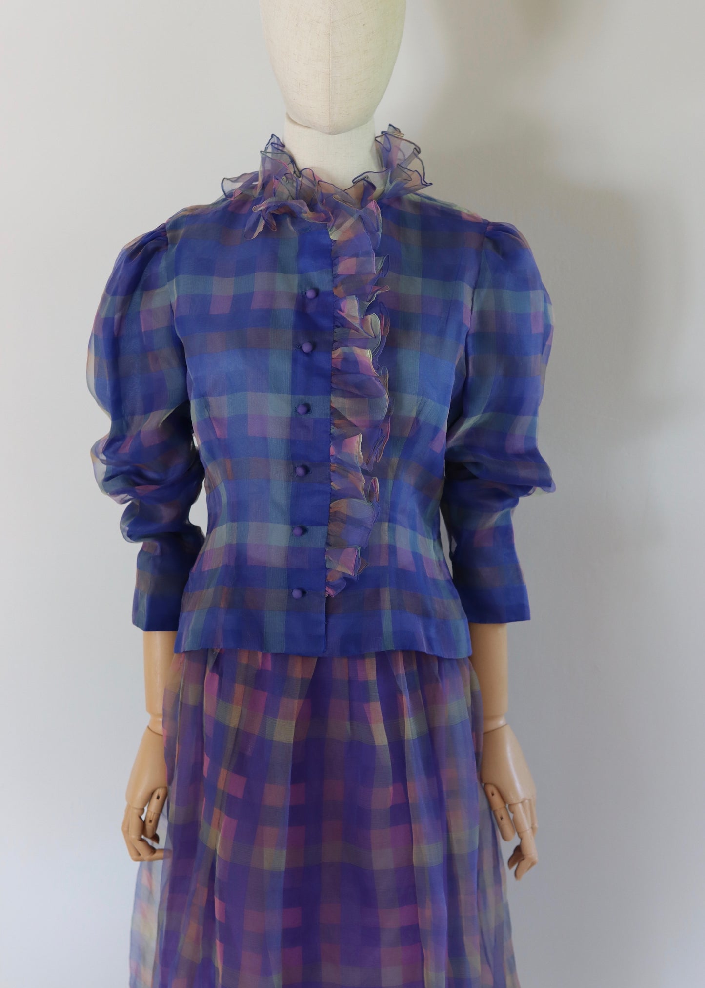 LEE JORDAN | New York | Frill Blouse and Skirt