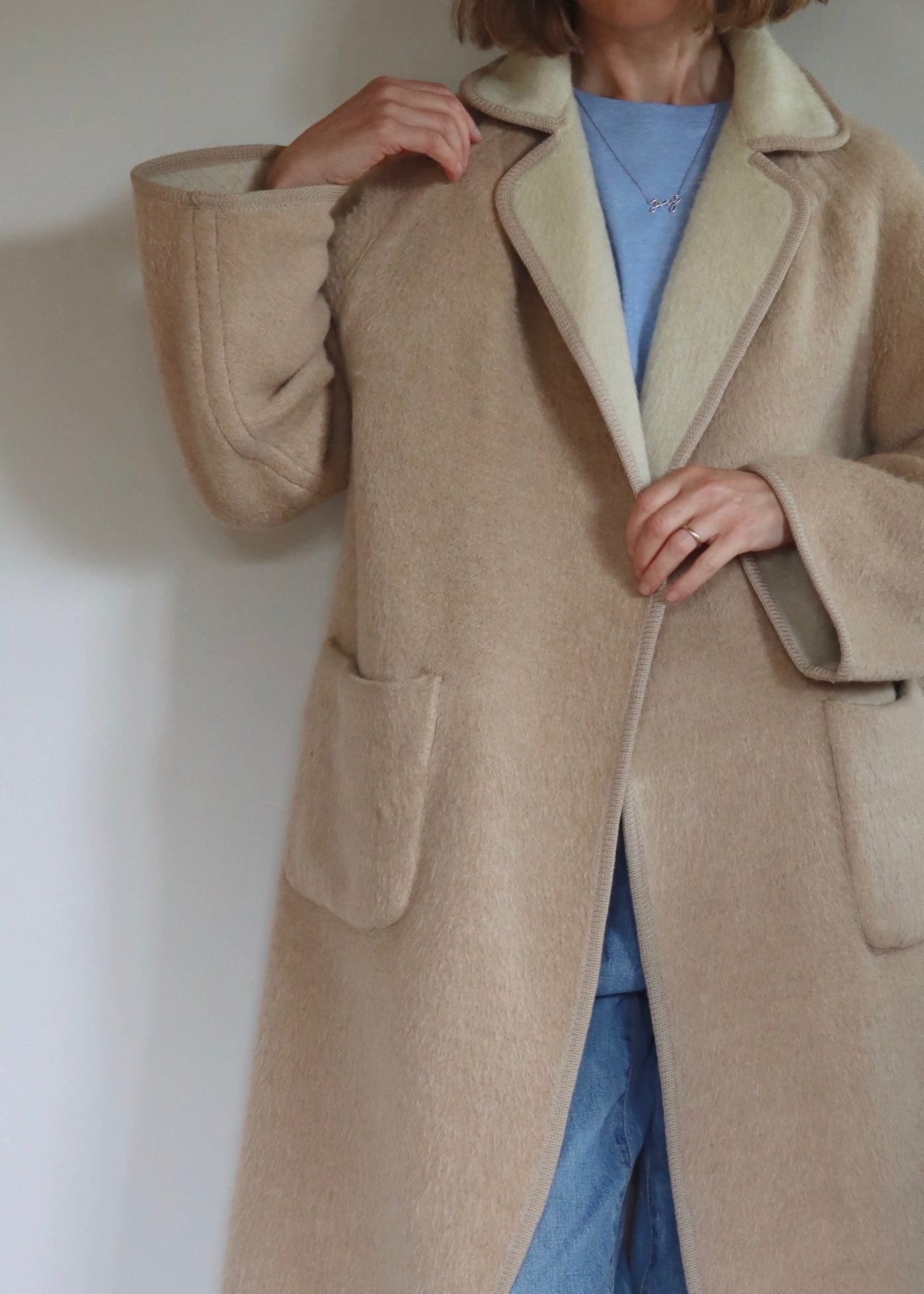 1960s Llama Reversible Coat by ENGLISH LADY
