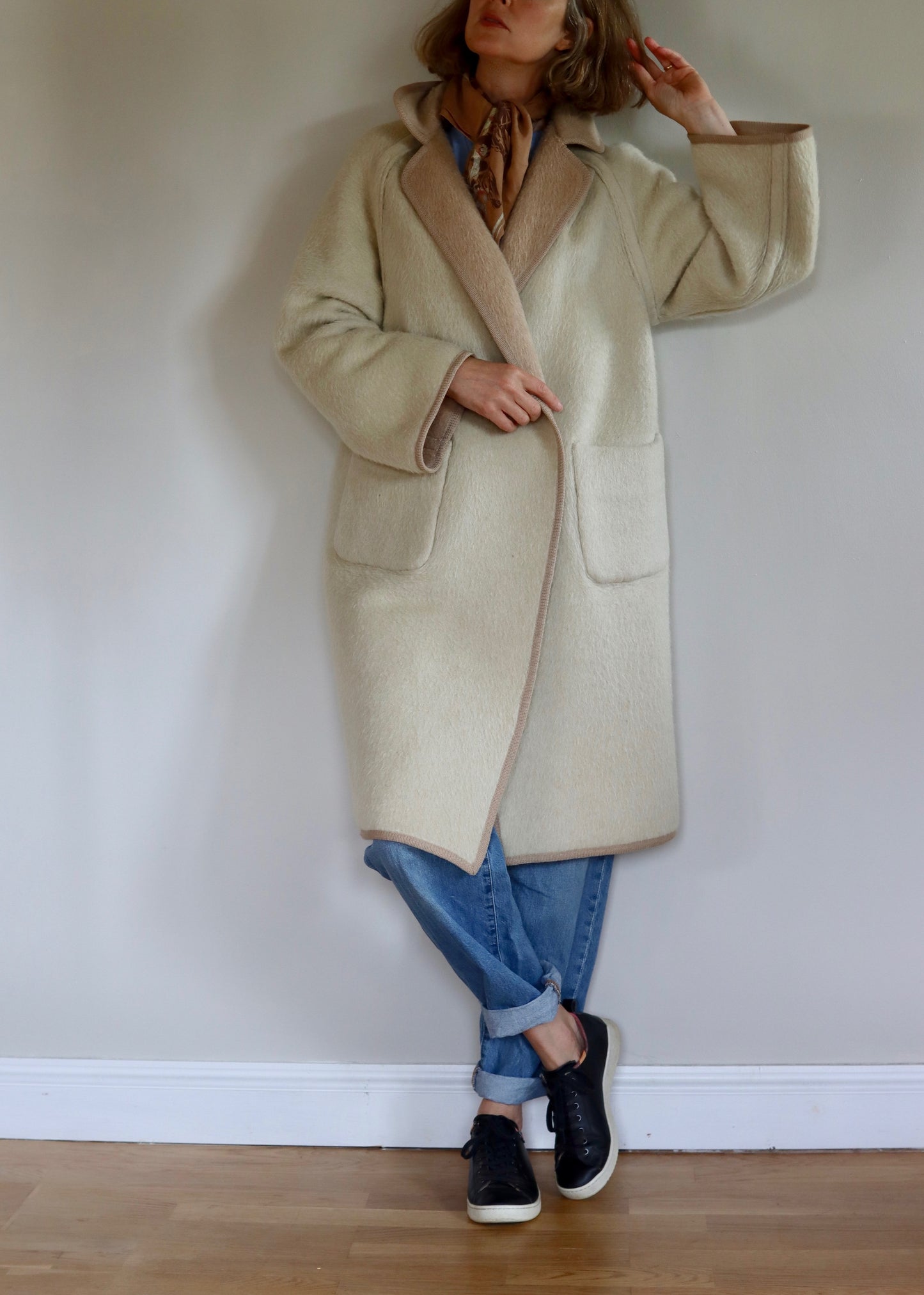 1960s Llama Reversible Coat by ENGLISH LADY