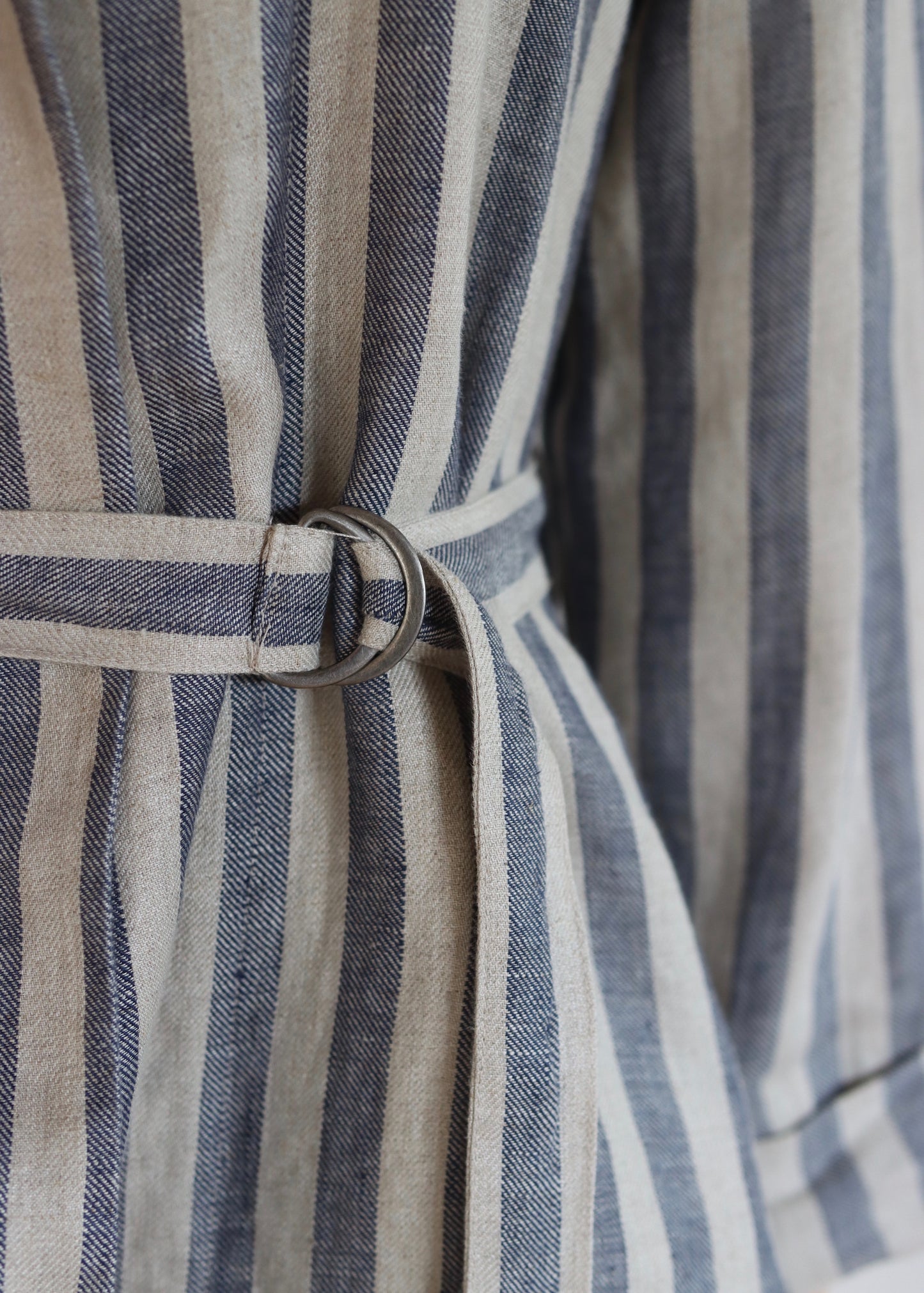 BITTE KAI RAND | Linen Stripe Wrap Jacket
