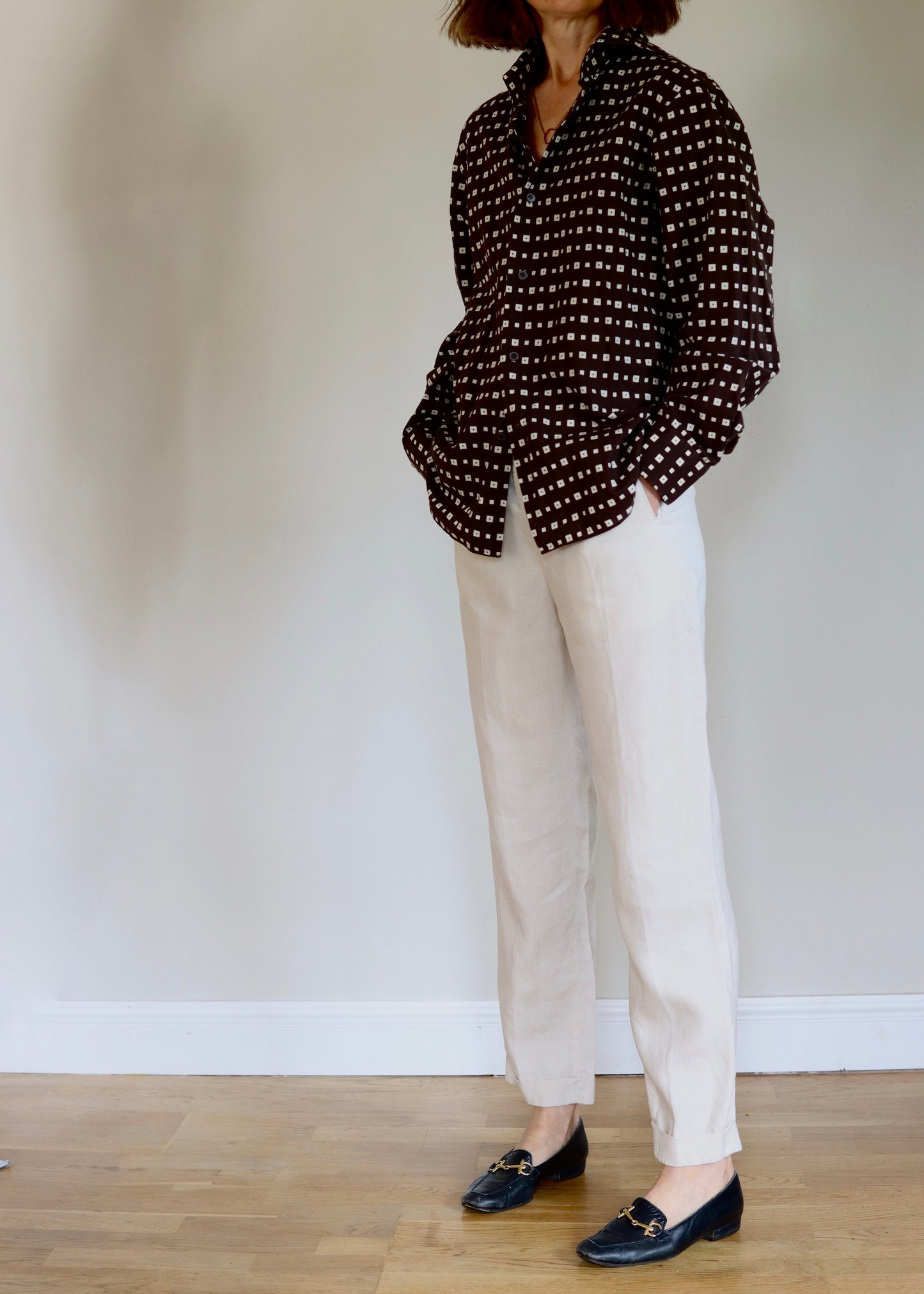 Margaret Howell | Cream Linen Trousers