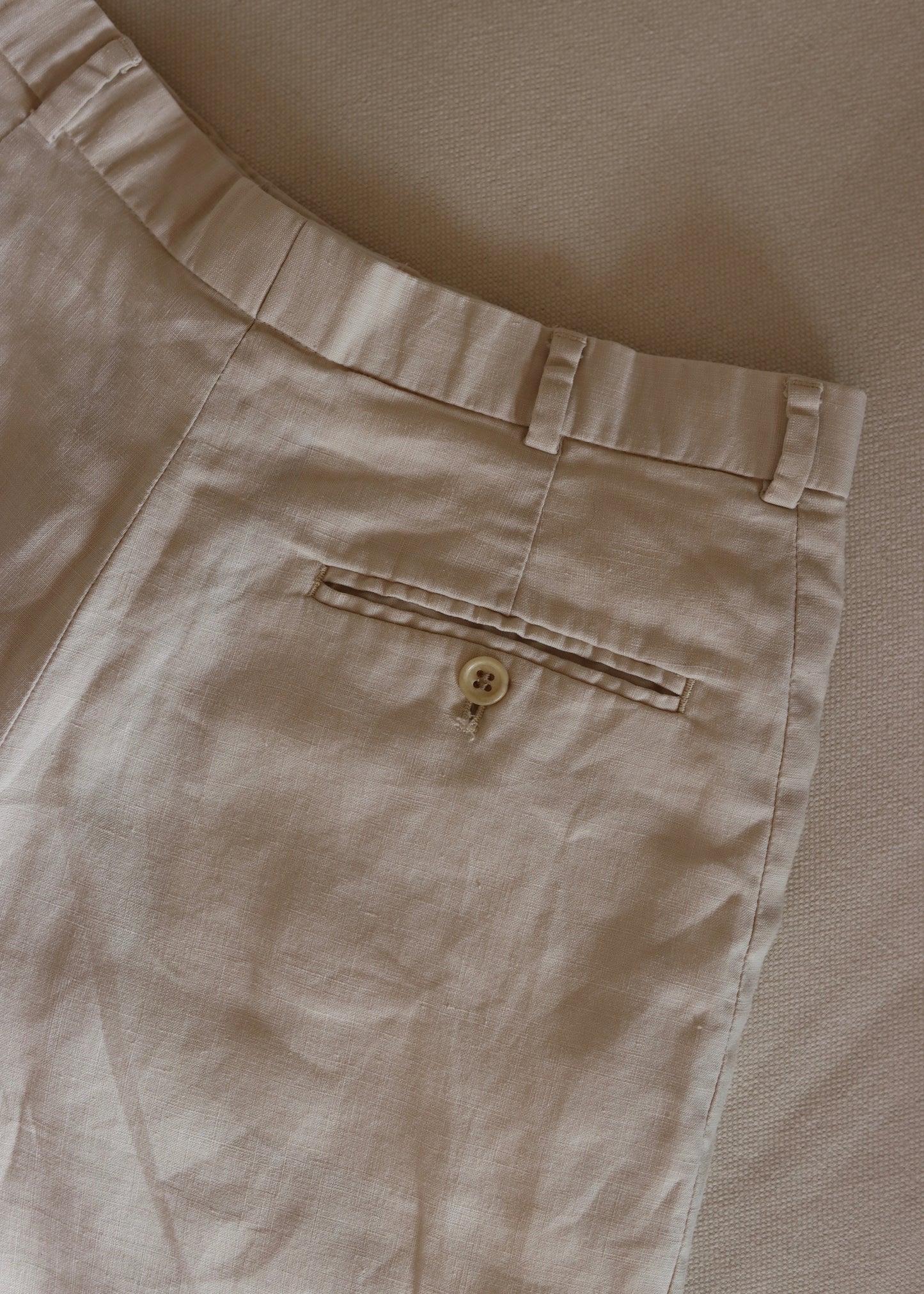 Margaret Howell | Cream Linen Trousers