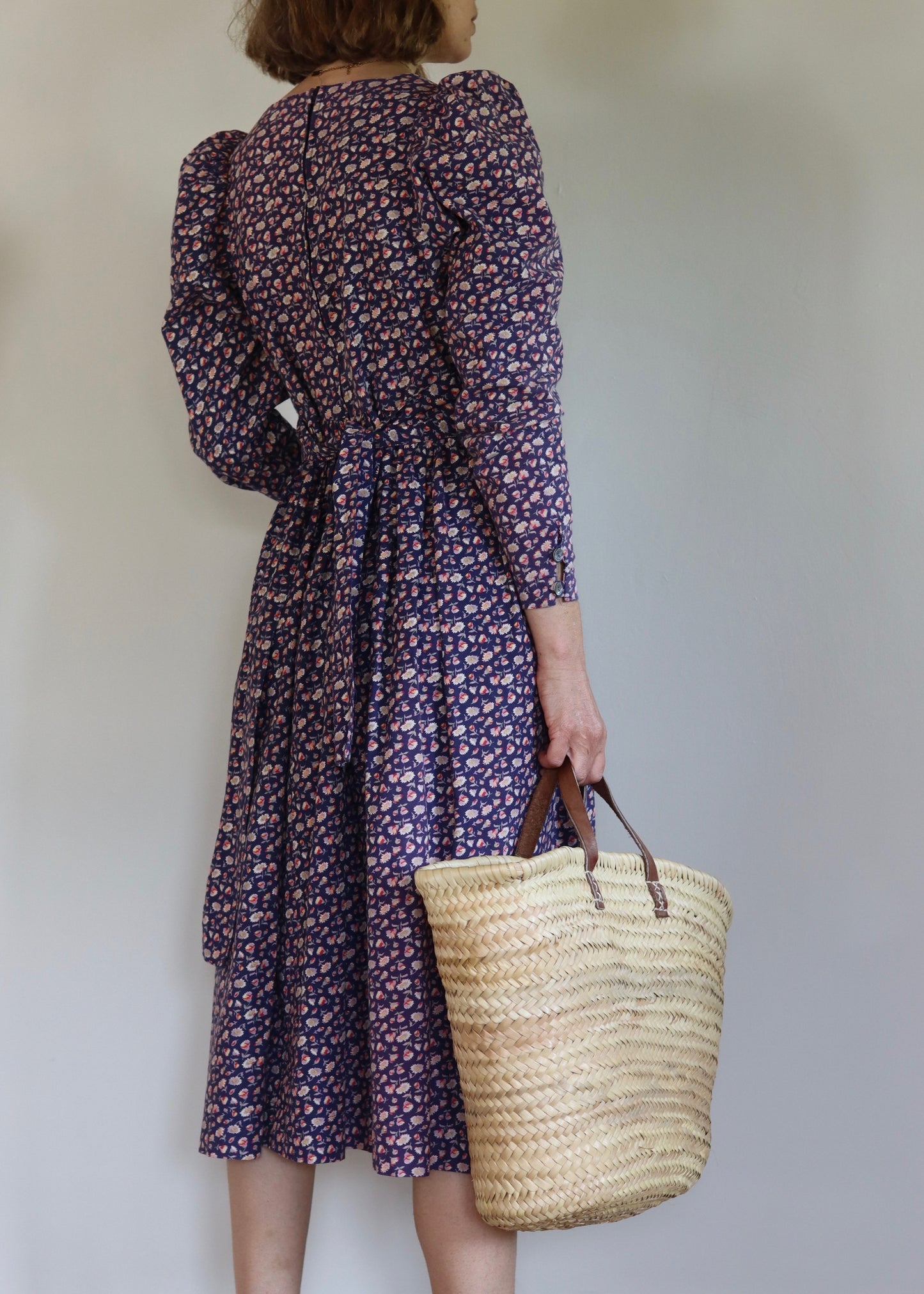 Laura Ashley Floral Dress | 1980s