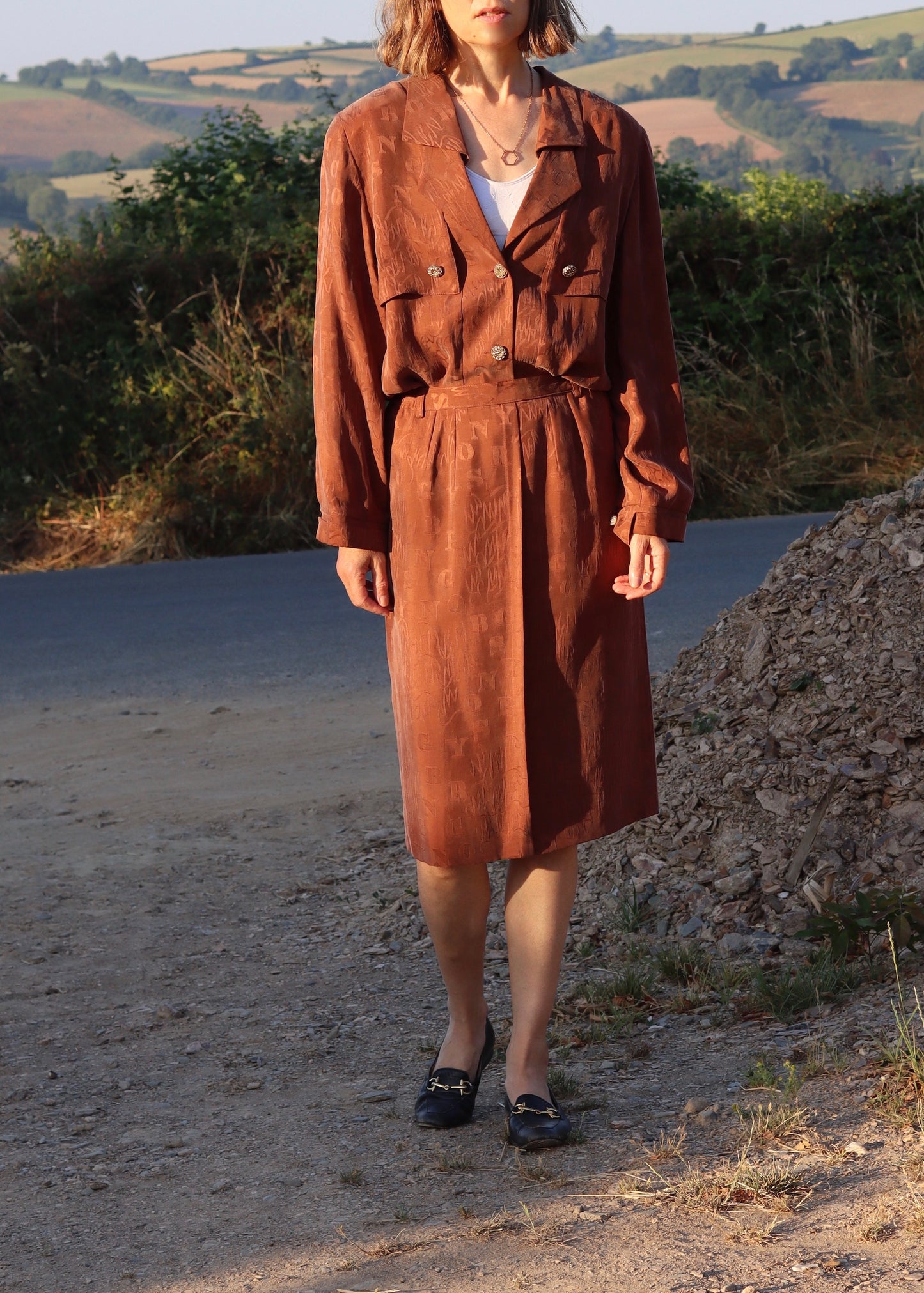 COUTURE BERND LINEK | 1980s Skirt Suit