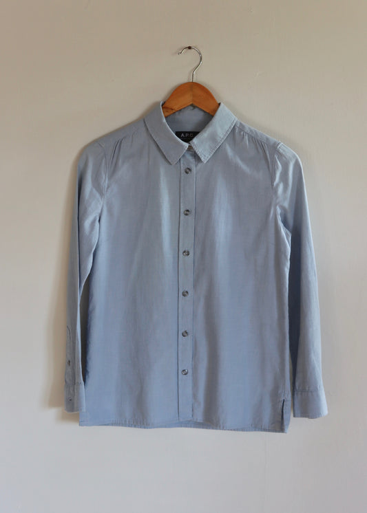 A.P.C  | Blue Cotton Shirt