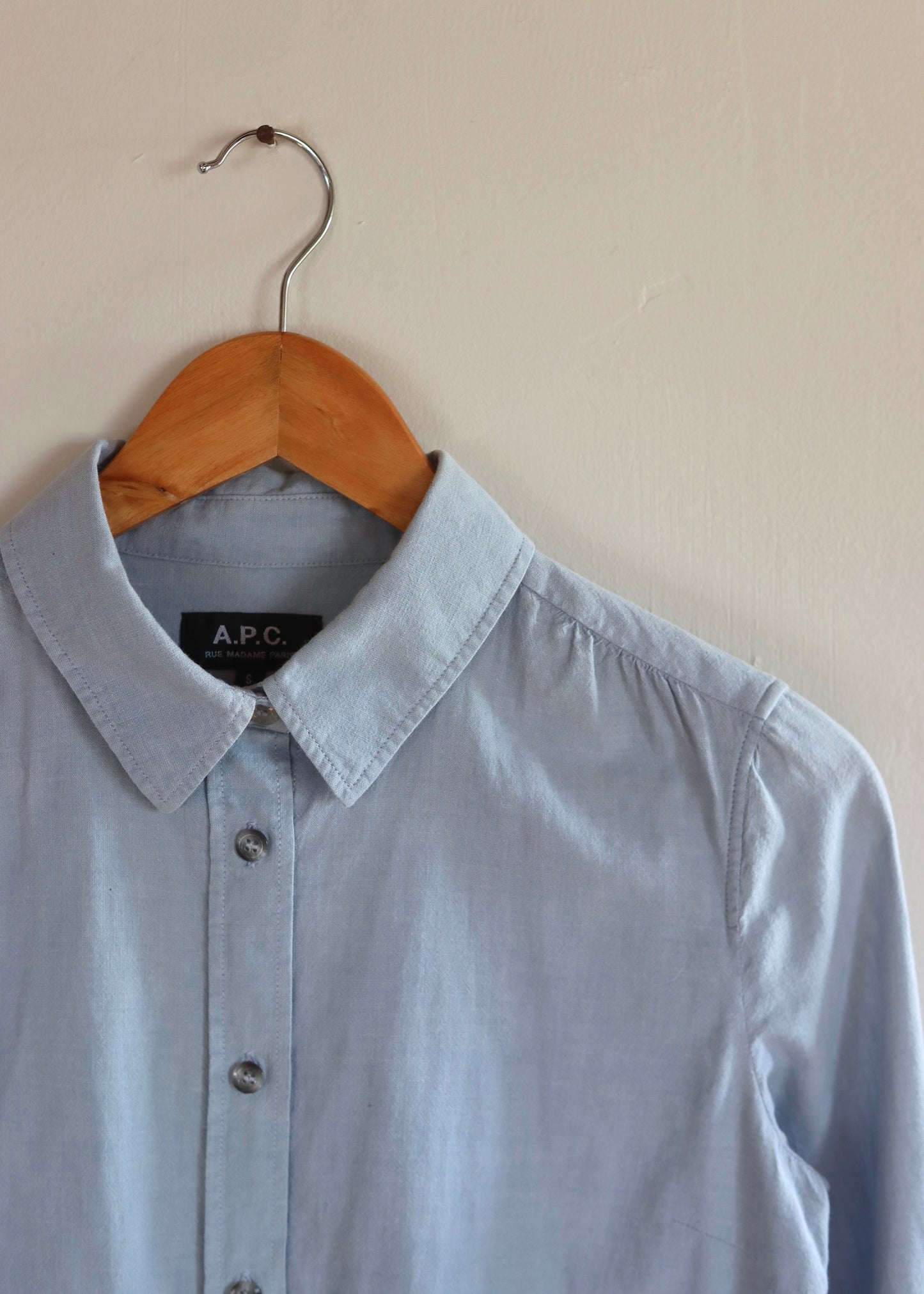 A.P.C  | Blue Cotton Shirt