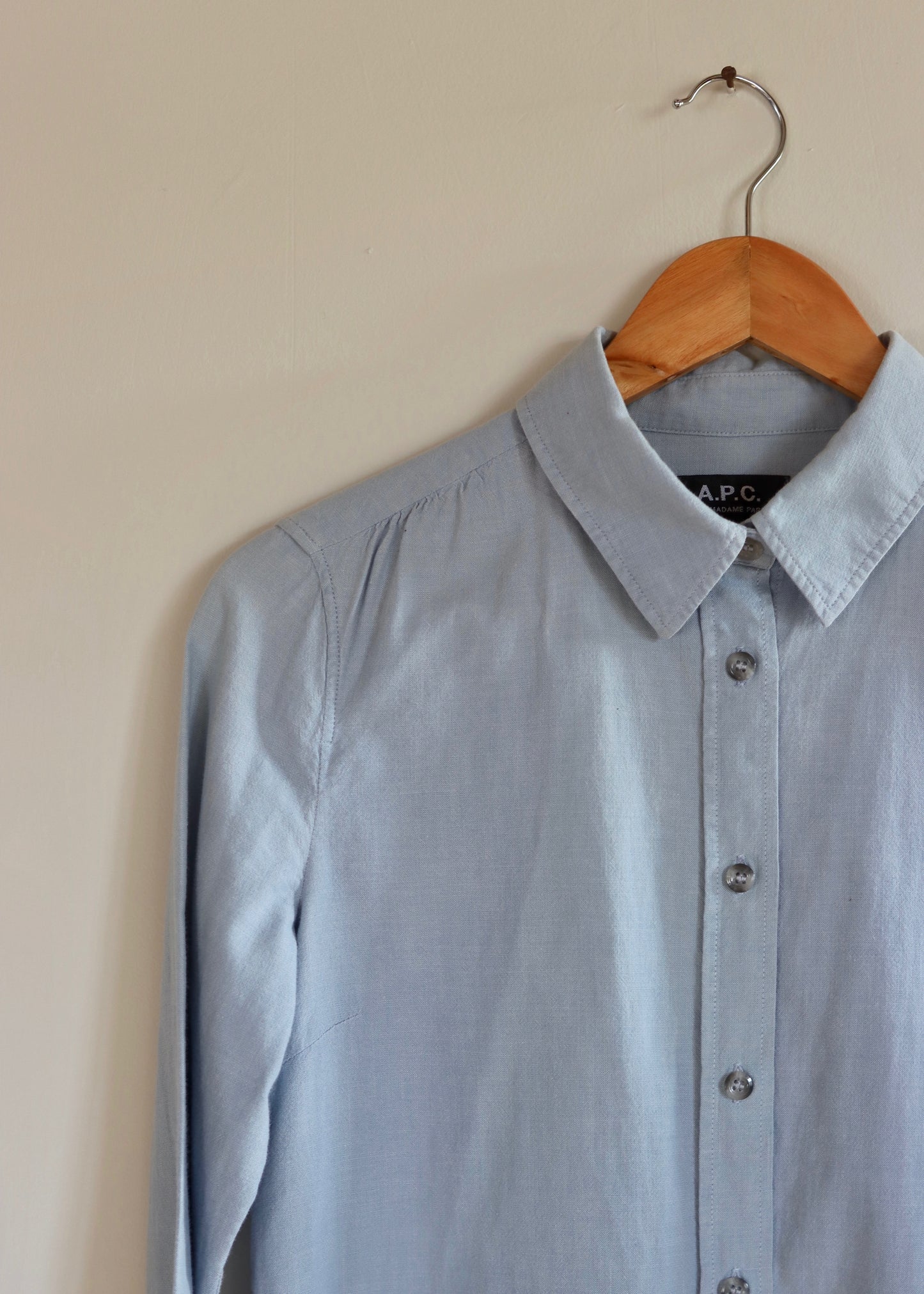 A.P.C  | Blue Cotton Shirt