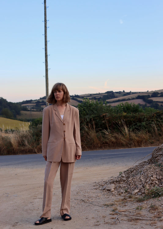 All Silk Womens Trouser Suit