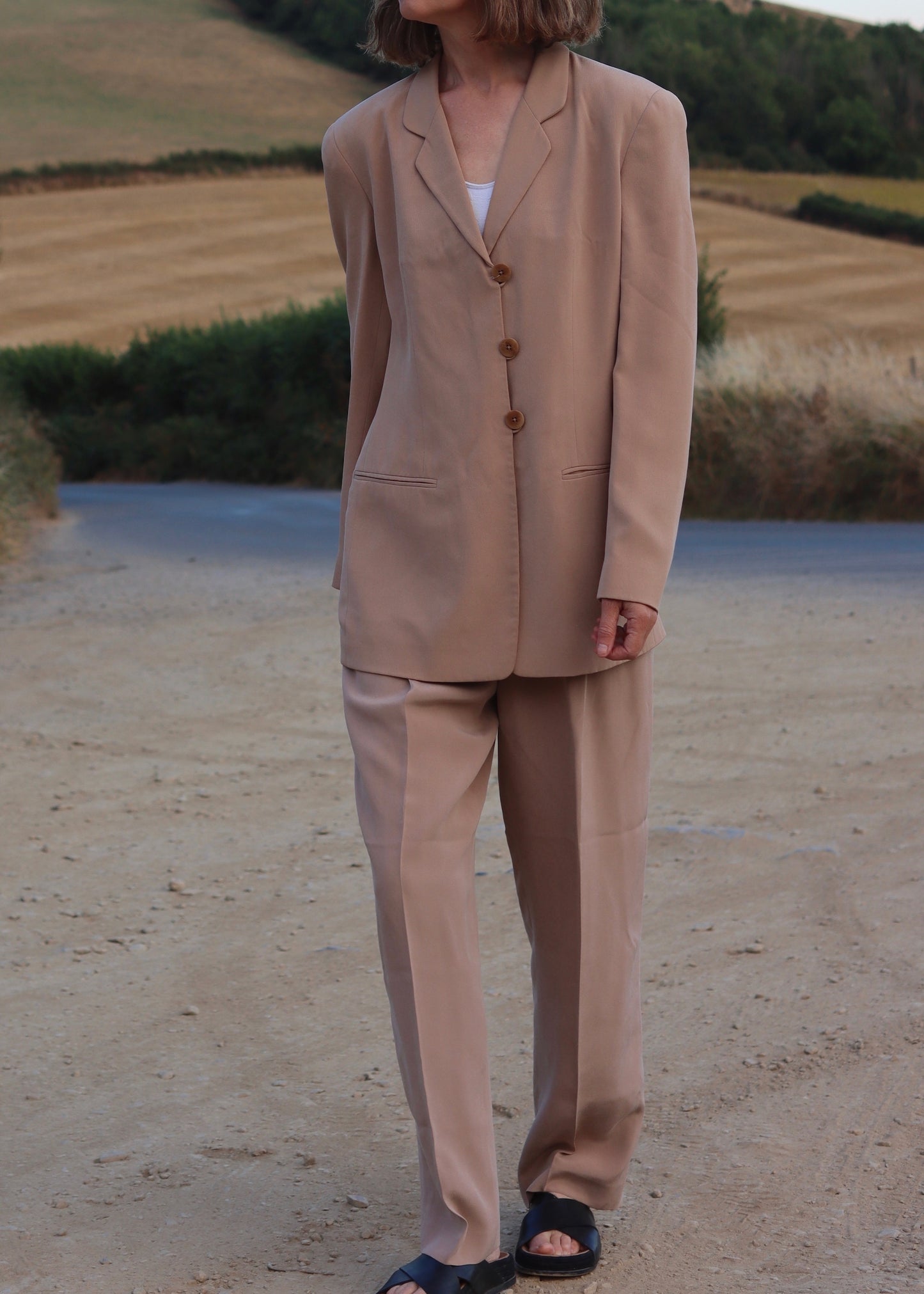 All Silk Womens Trouser Suit