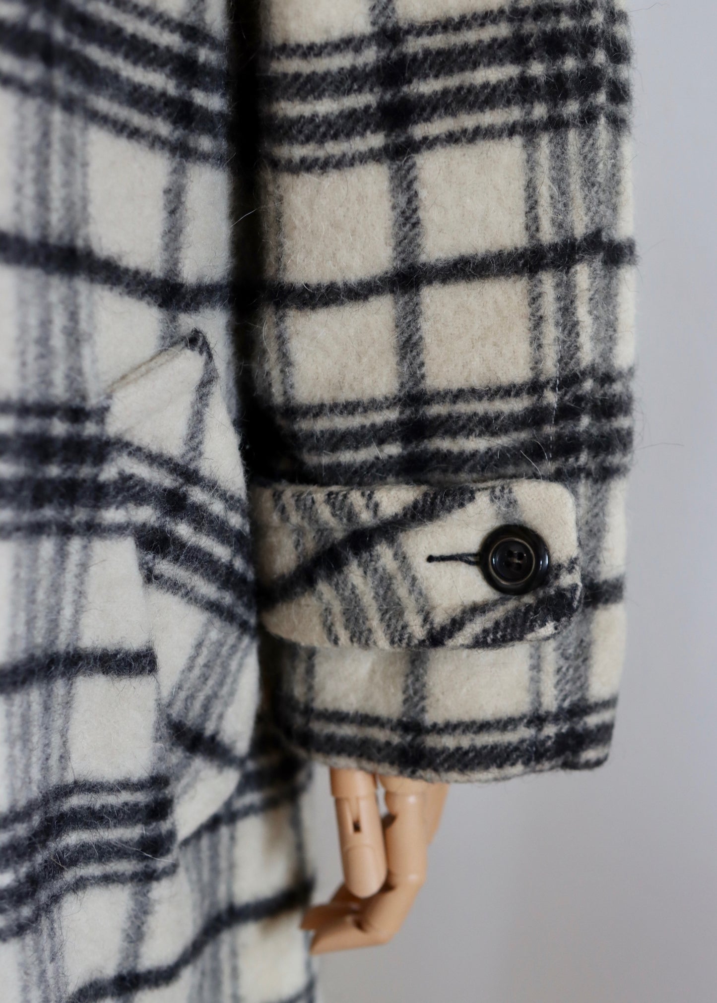 JOHN WEITZ | Oversized Plaid Coat