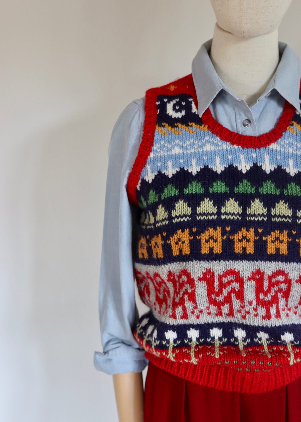 PACHAMAMA - Hand Knitted Wool Vest