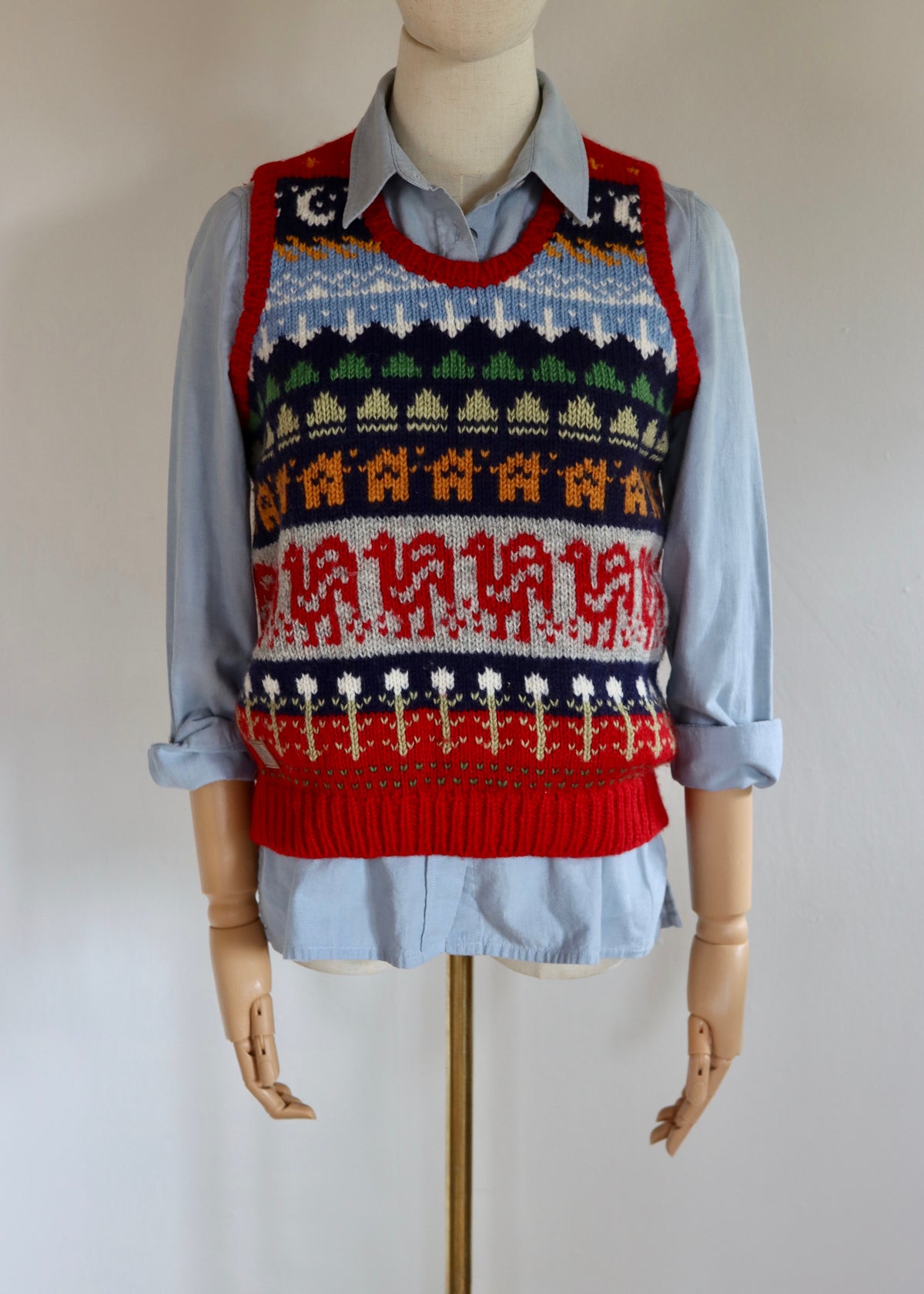 PACHAMAMA - Hand Knitted Wool Vest