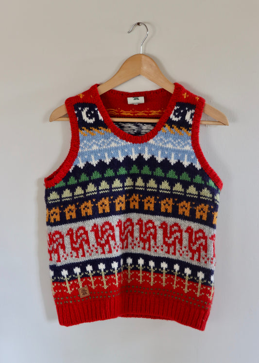 PACHAMAMA - Hand Knitted Wool Vest