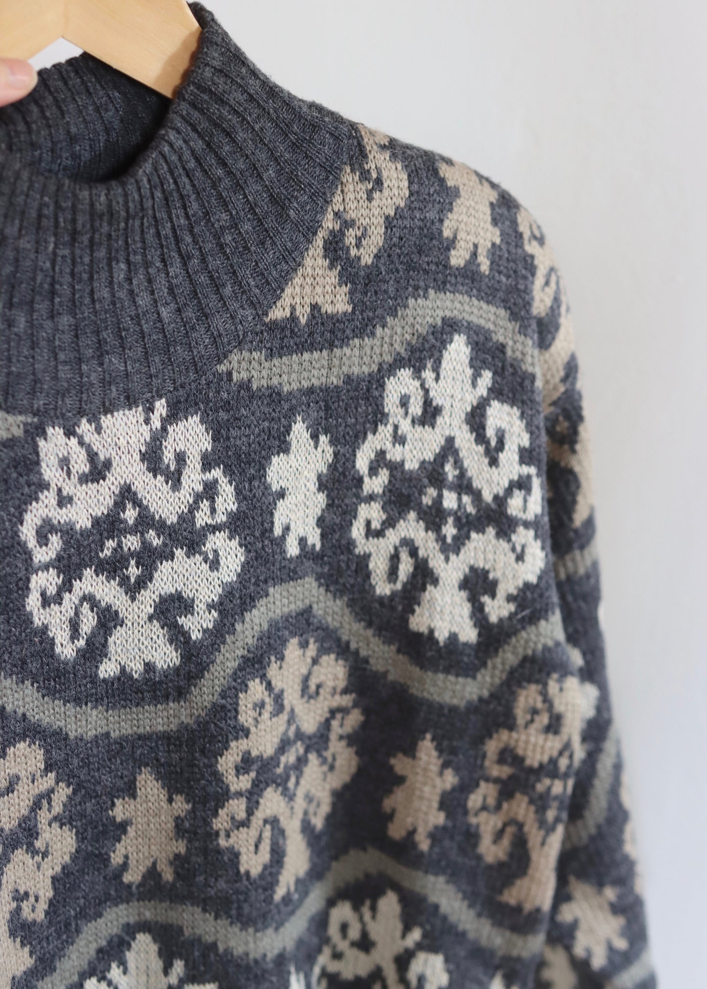 ESPIRIT 80s Jacquard Jumper