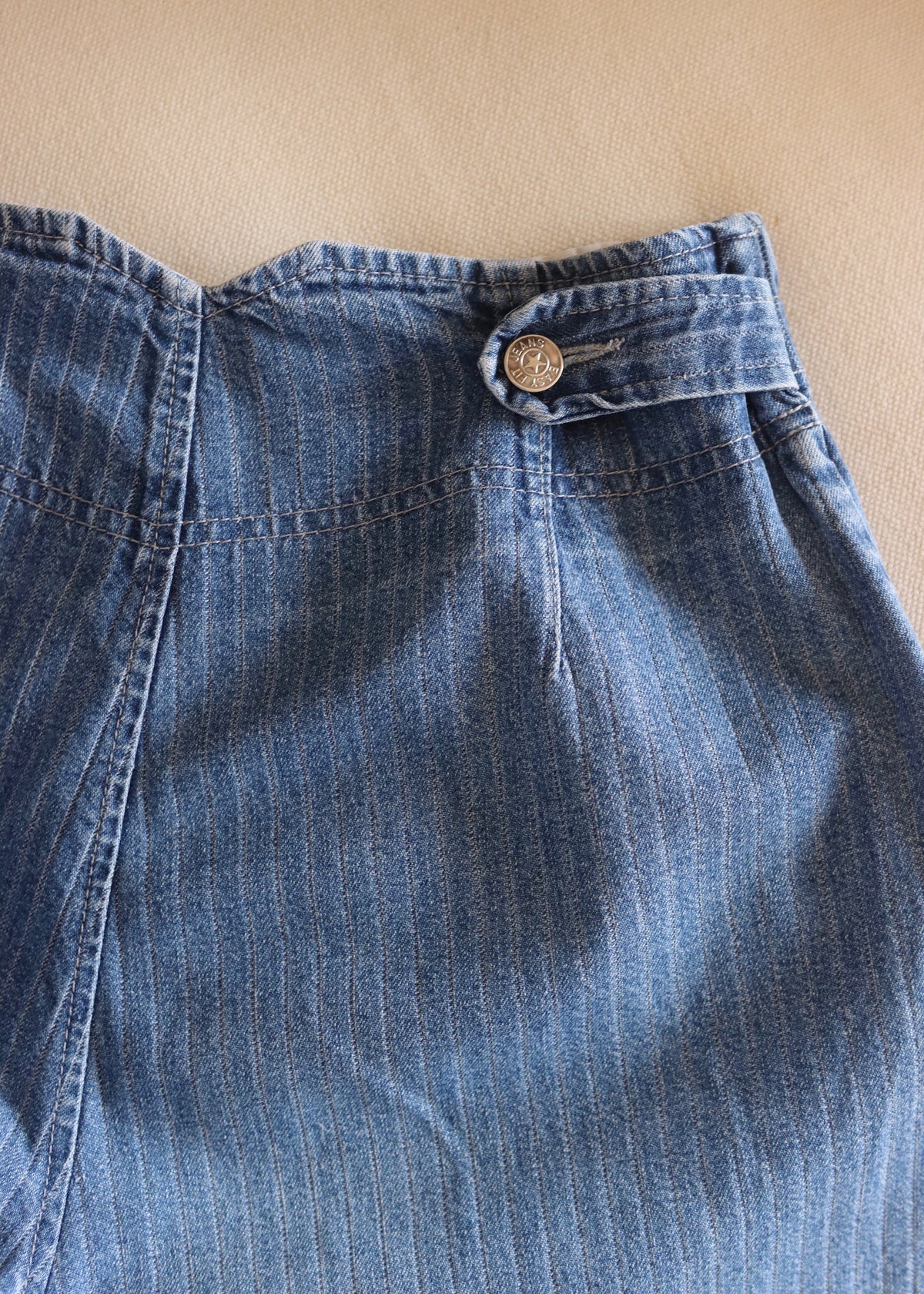 Vintage 80s St Michael Tapered Mom Stripe Jeans