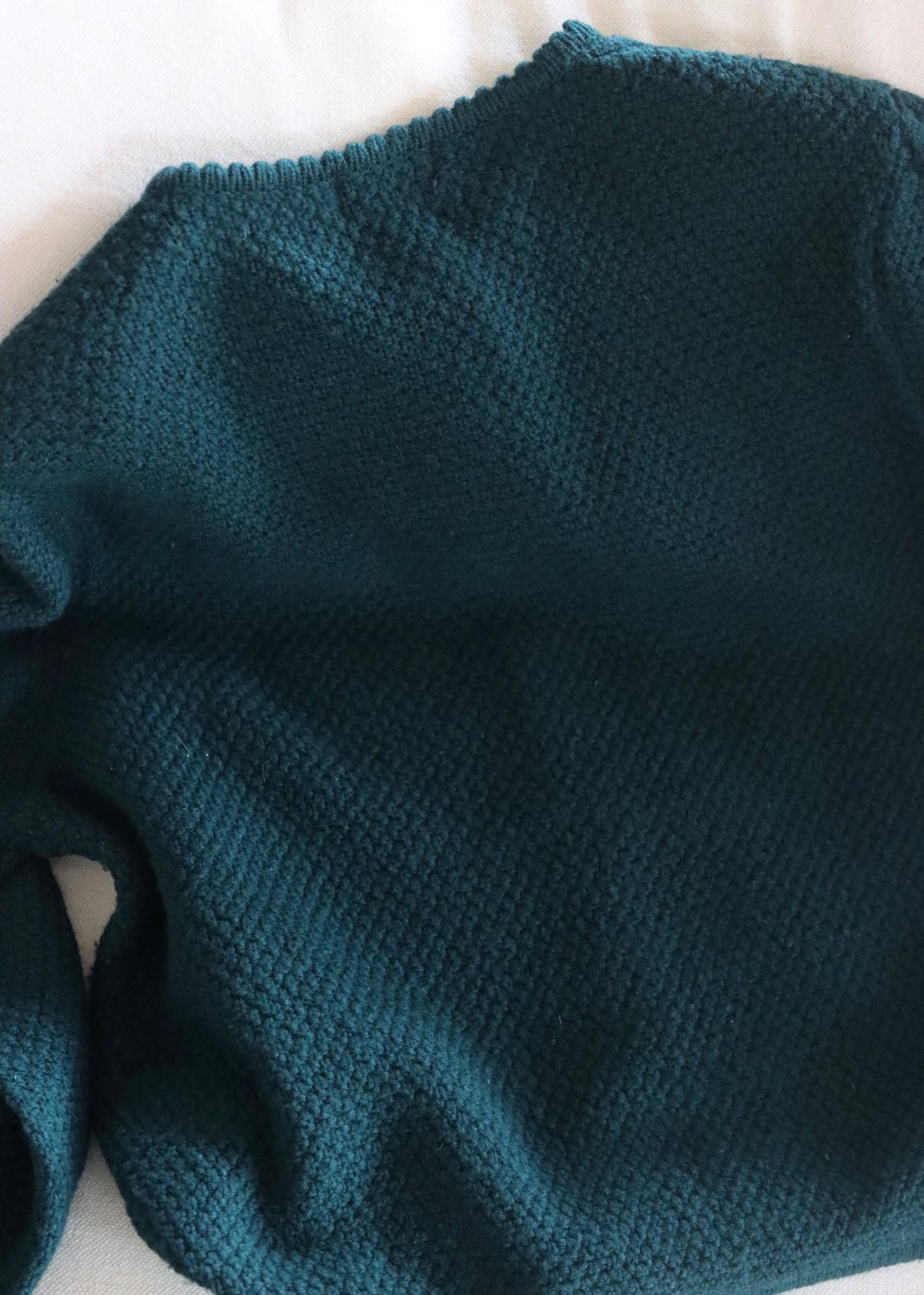 Viyella Green 1980s Wool Cardigan