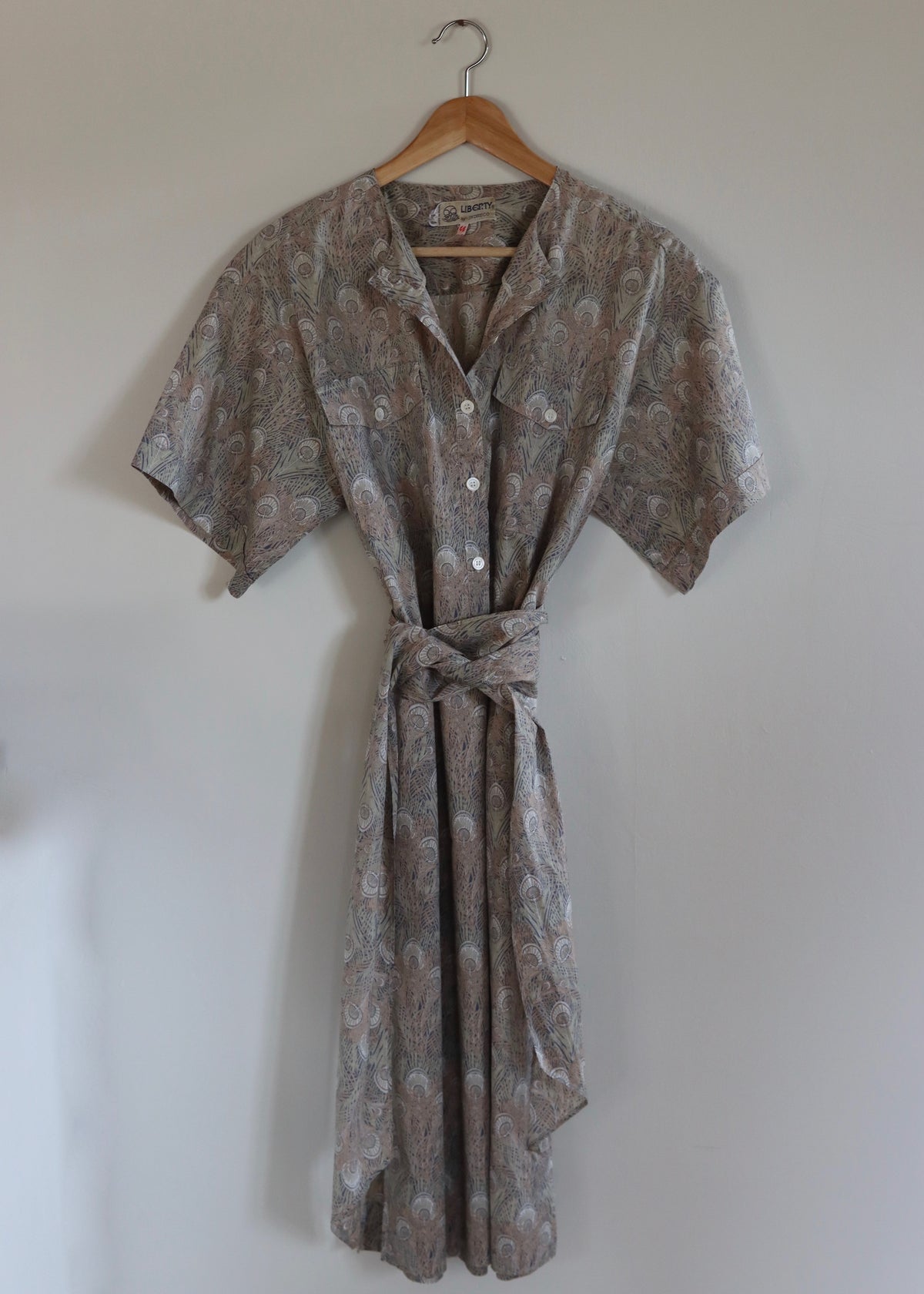 1980's Indreco/Liberty Hera Print Dress