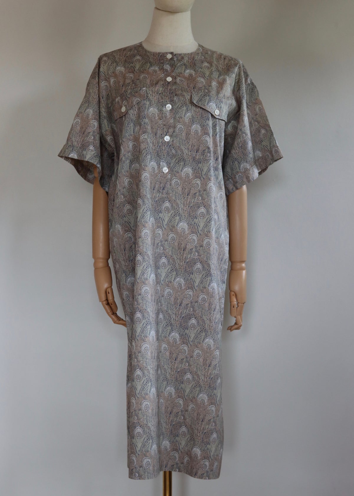 1980's Indreco/Liberty Hera Print Dress