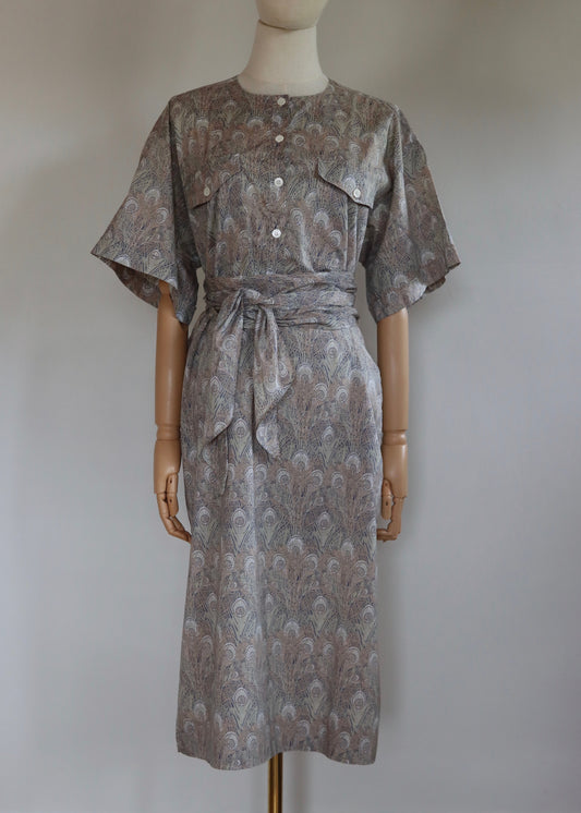 1980's Indreco/Liberty Hera Print Dress