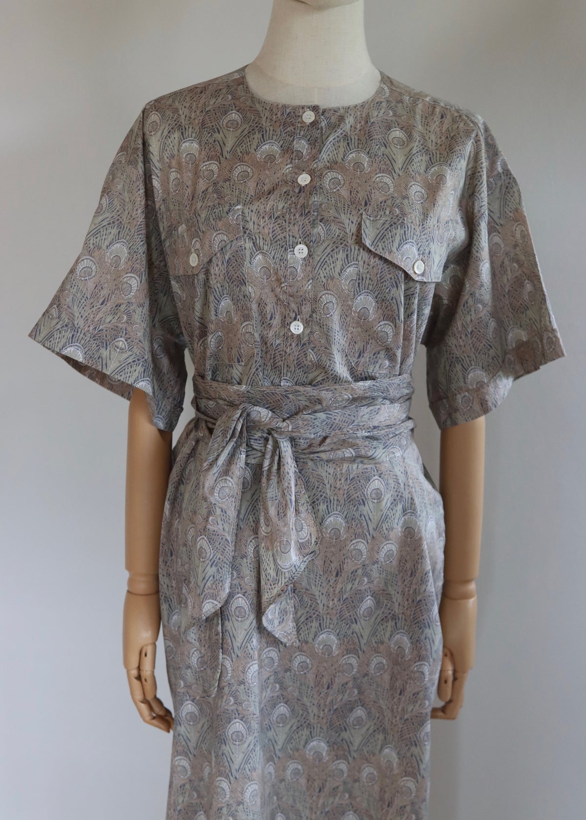 1980's Indreco/Liberty Hera Print Dress